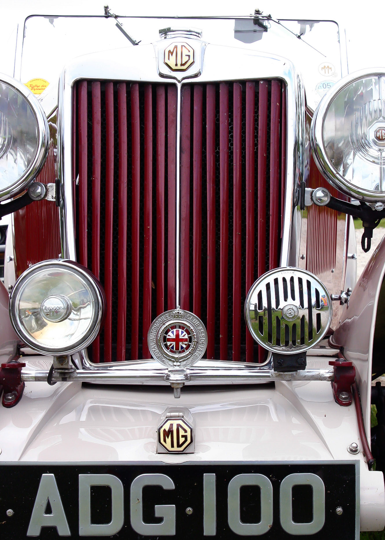 Vintage MG at Oulton Park, 2005.  I think this is a Mid 1930's MG SA COUPE - but I'm not an expert and I'm open to correction.