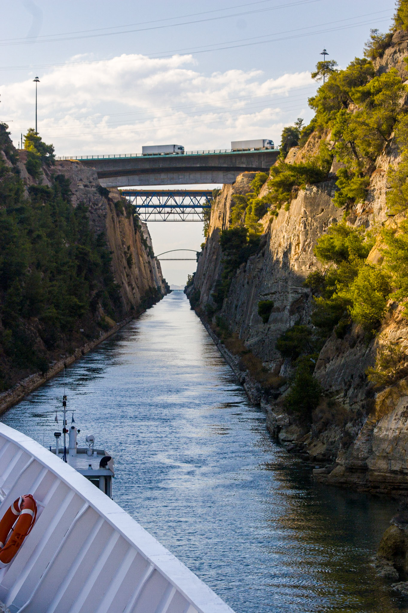 Midway Through The Corinth Canal, Greece
