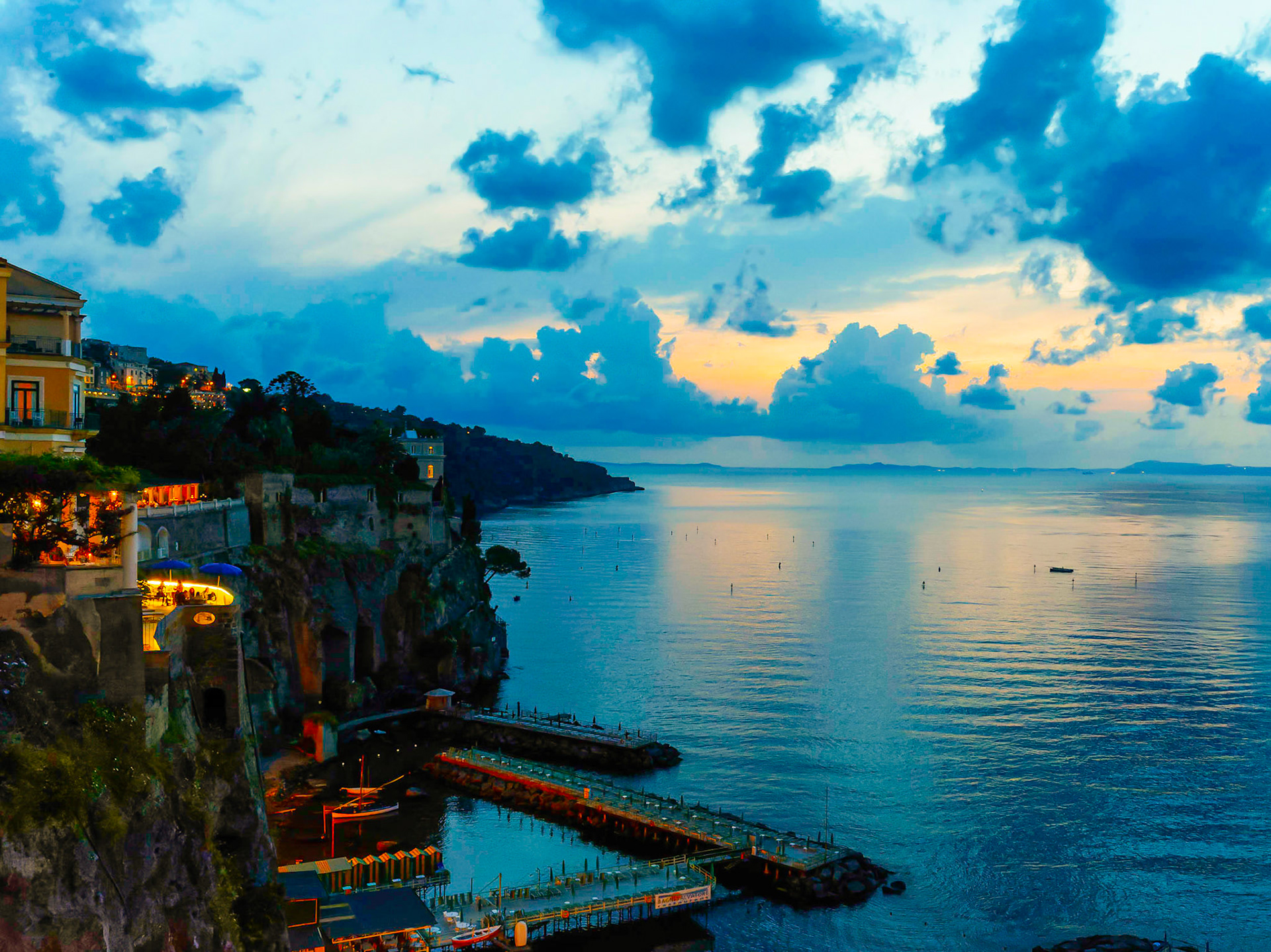 Sorrento At Dusk