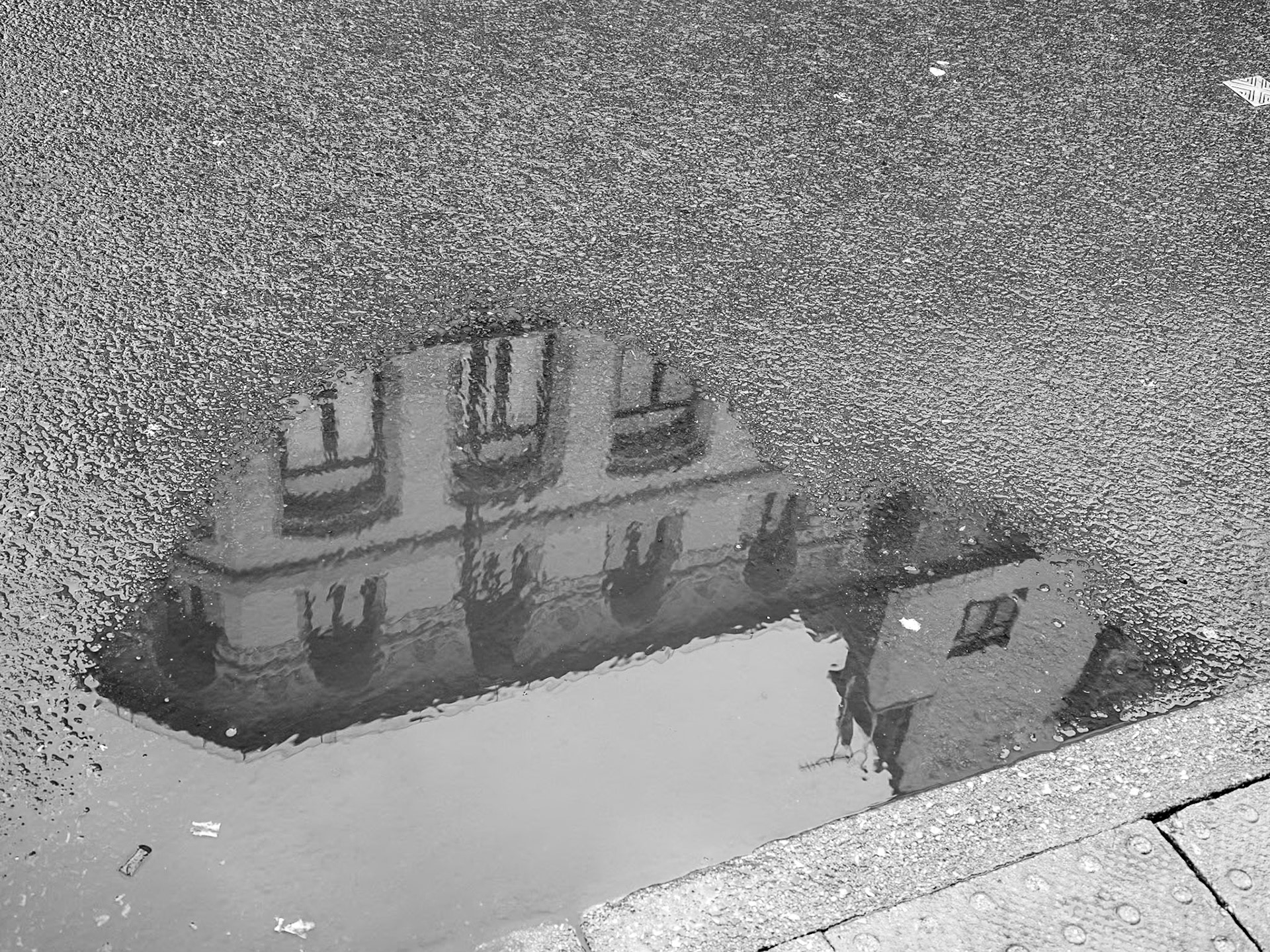 Reflections of a Manchester skyline