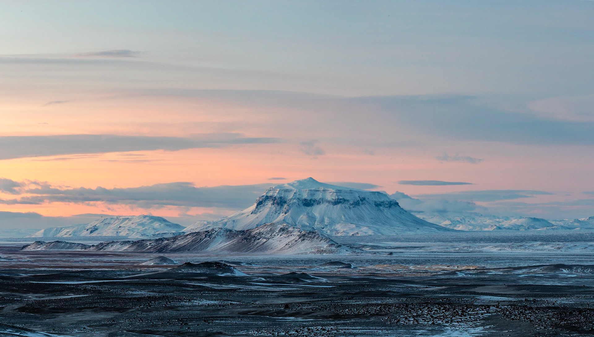 Iceland Panorama looking towards Askja