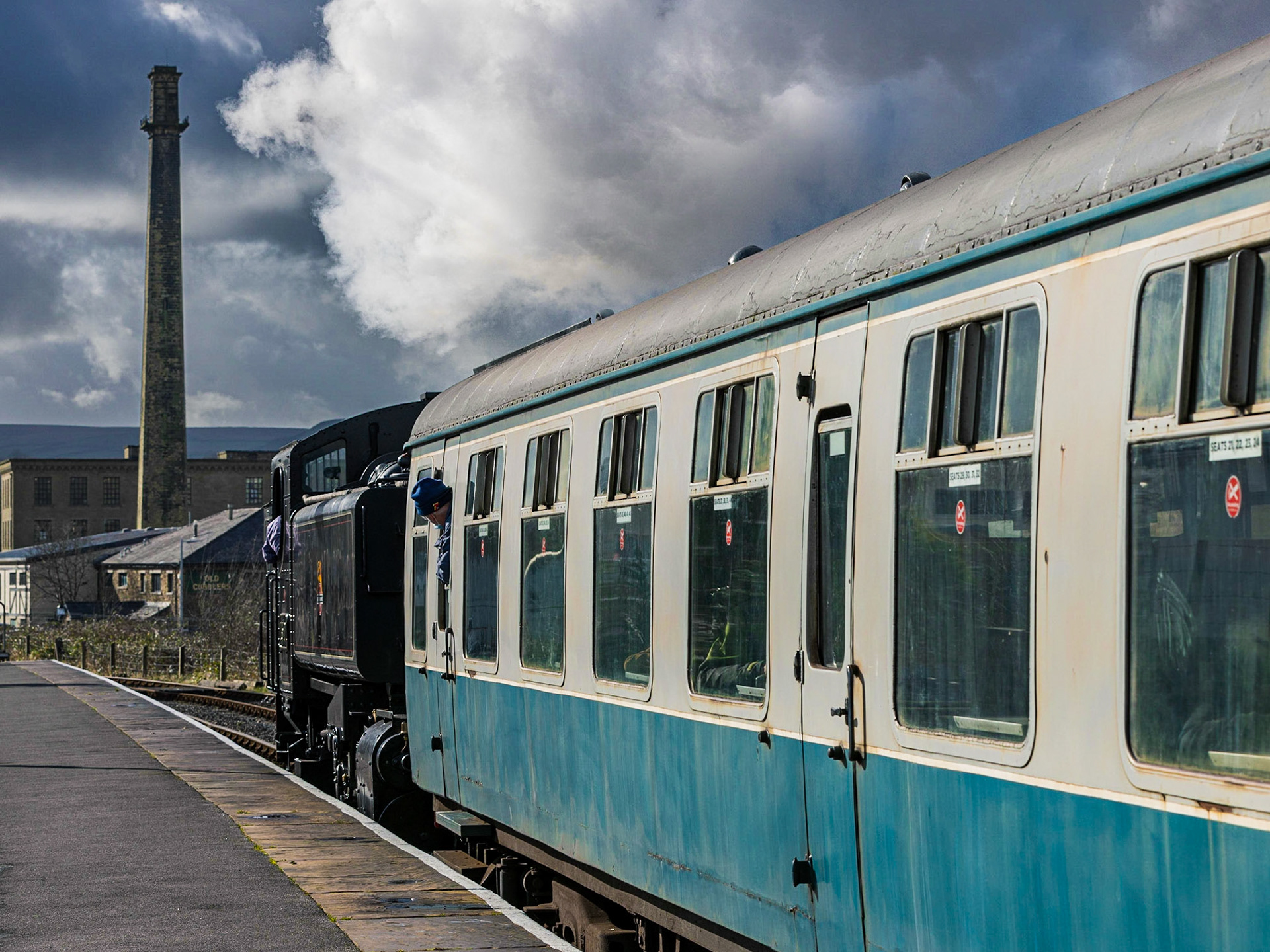 GWR Pannier 1501 is the only surviving example of a GWR 1500 class 0-6-0PT shunting engine.