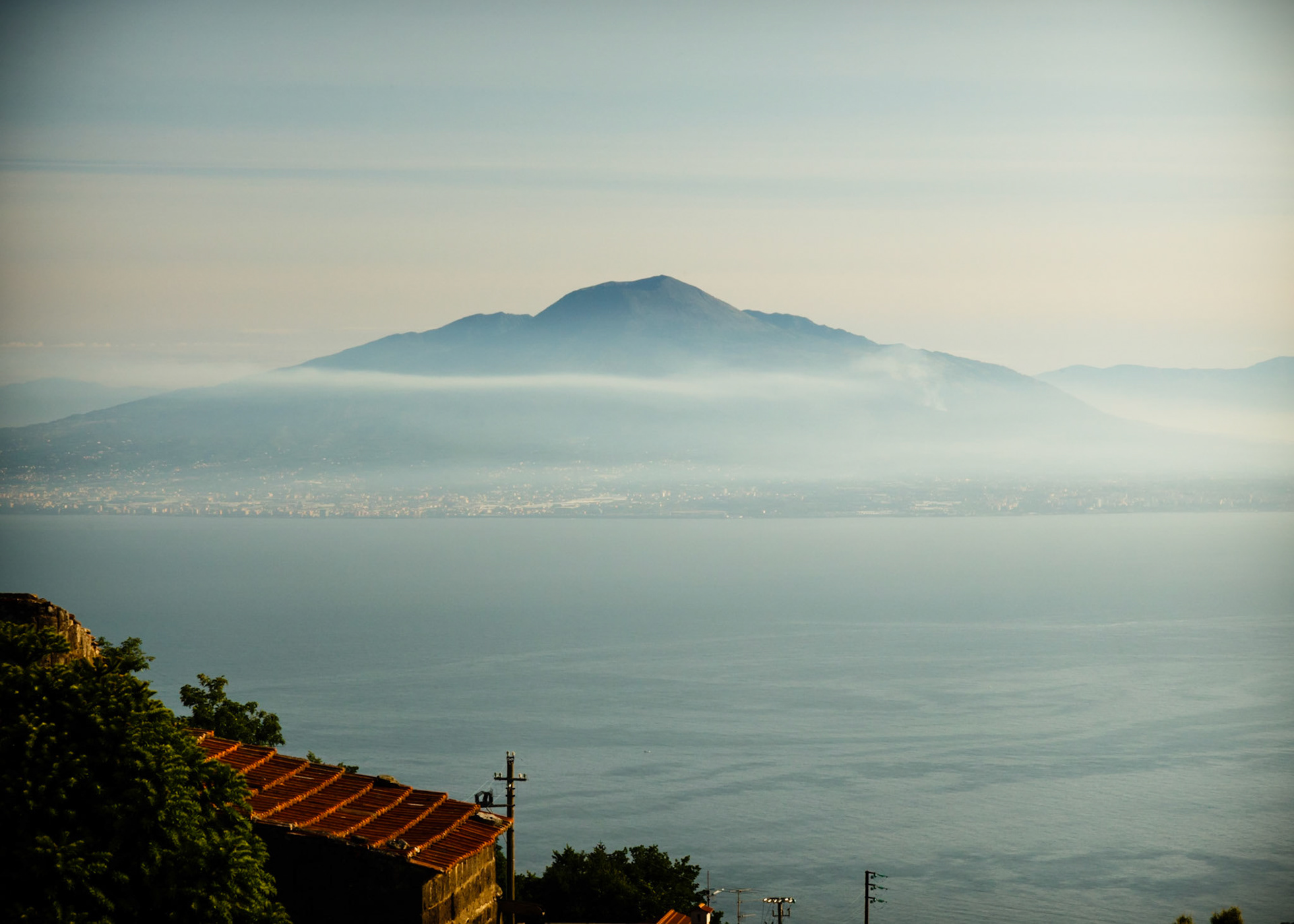 Vesuvius From The Bay Of Naples