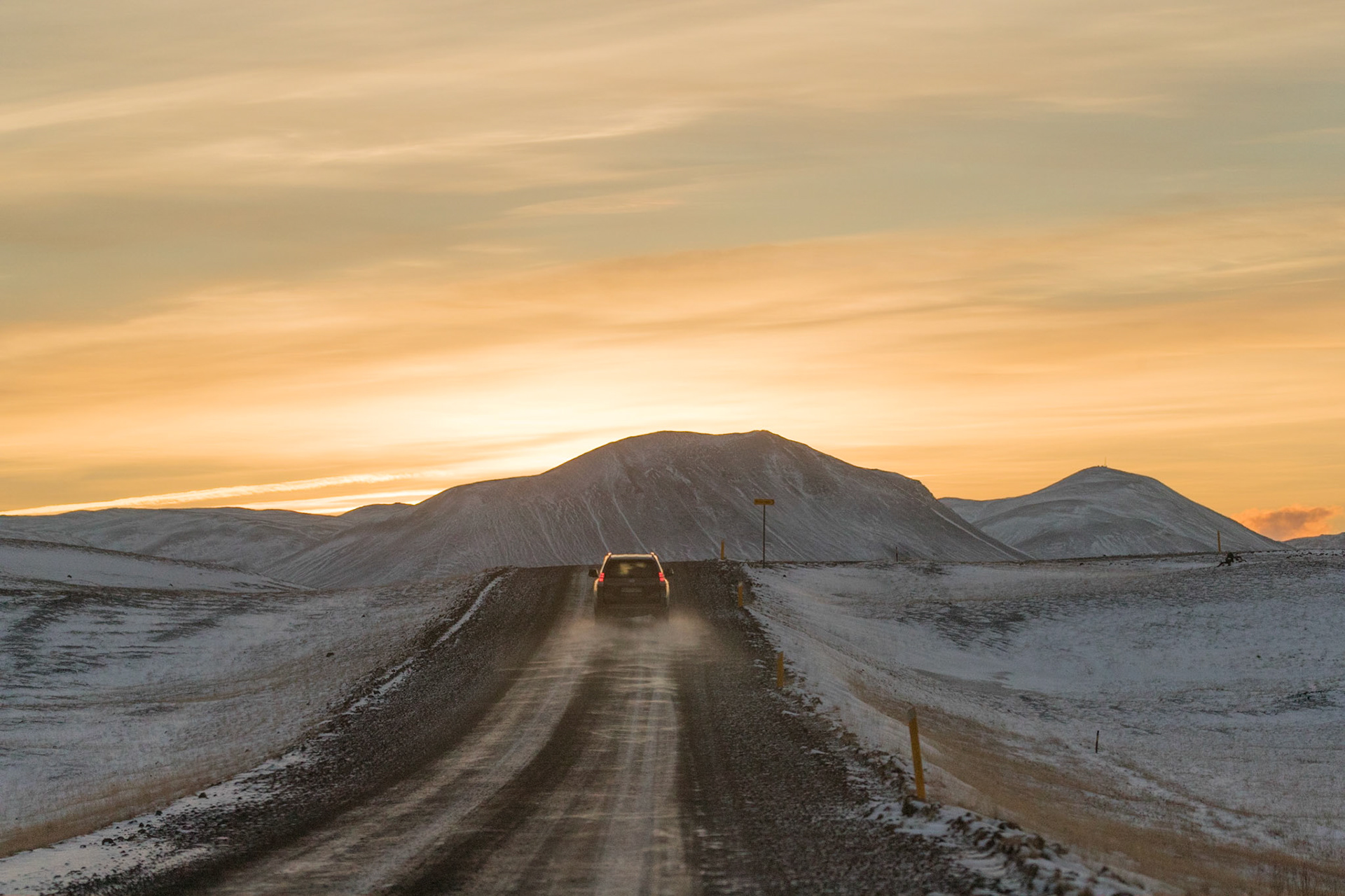 Driving Into The Sunset