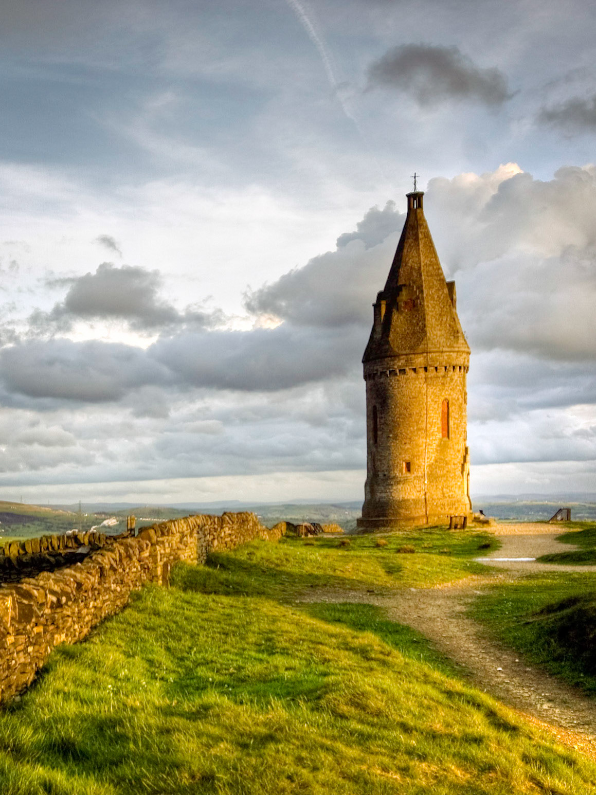 Hartshead Pike Late In The Afternoon