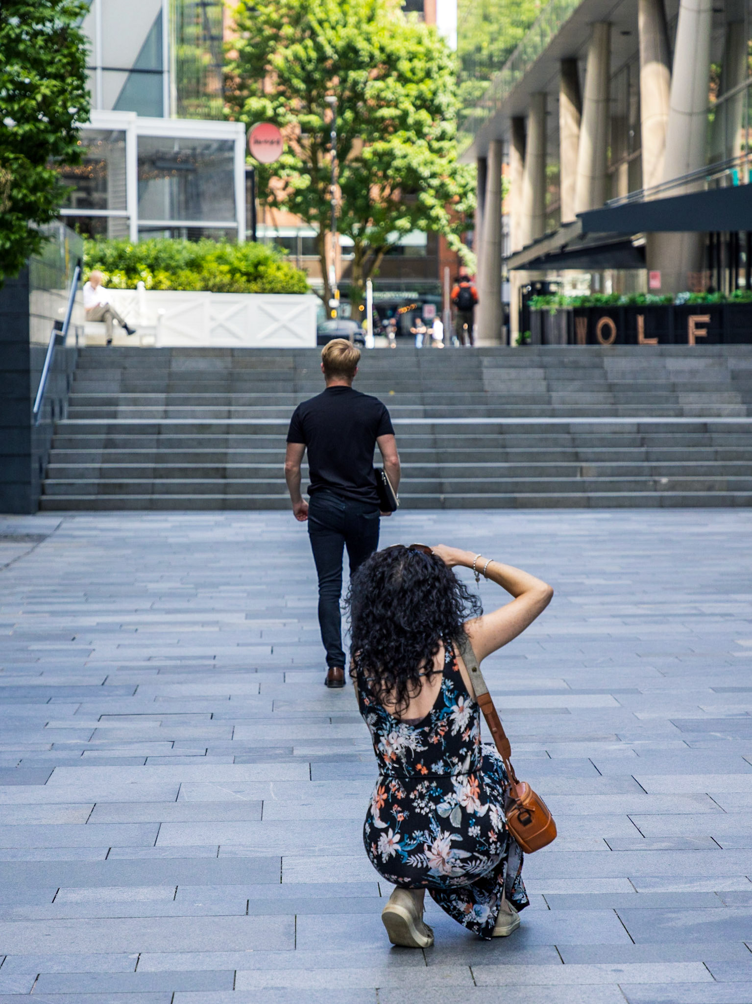 This Lady Was Conducting A Fashion Shoot, Not Aware She Was Being Photographed Until Afterwards