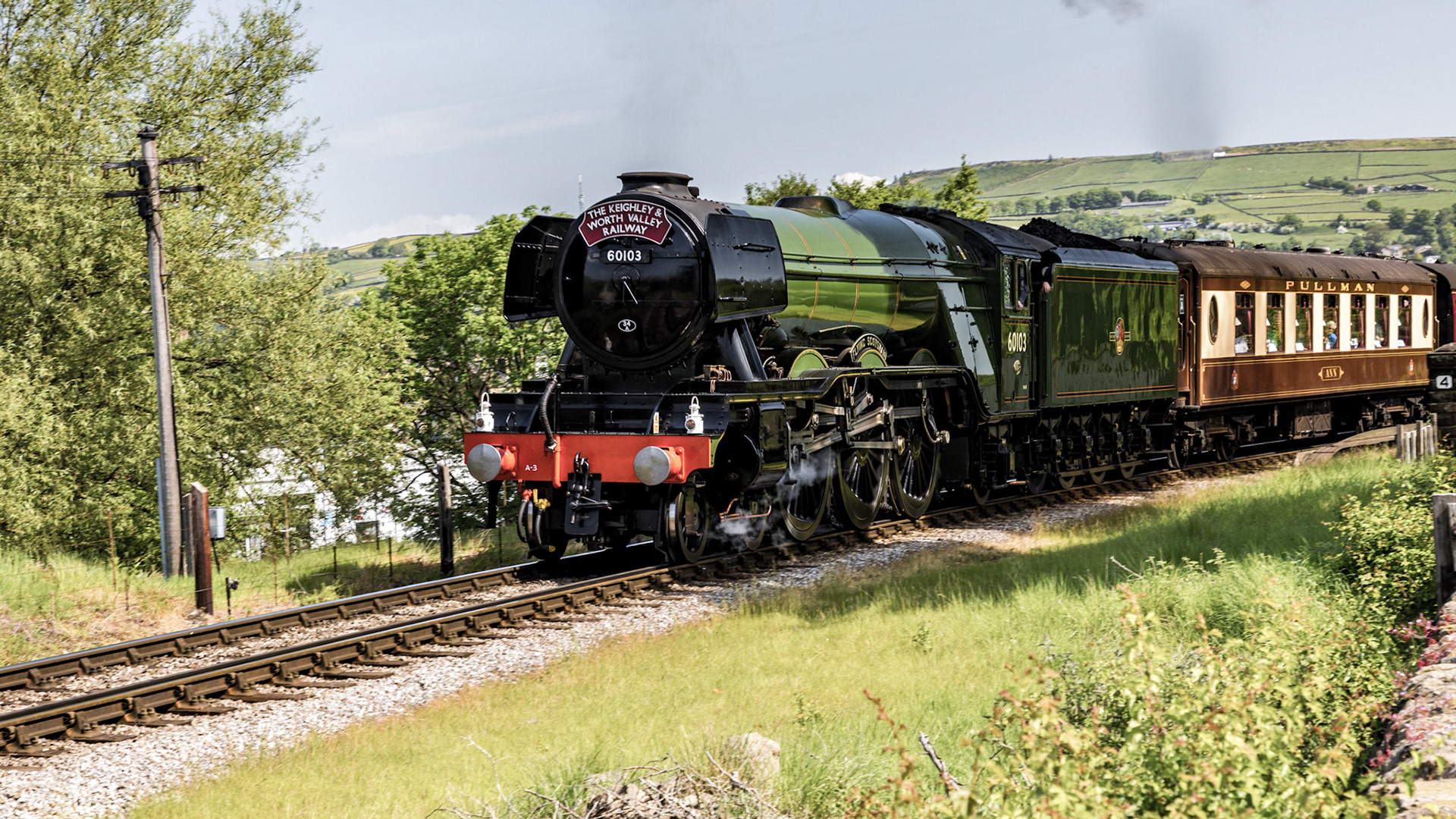 The Flying Scotsman On The Keighley And Worth Valley Railway