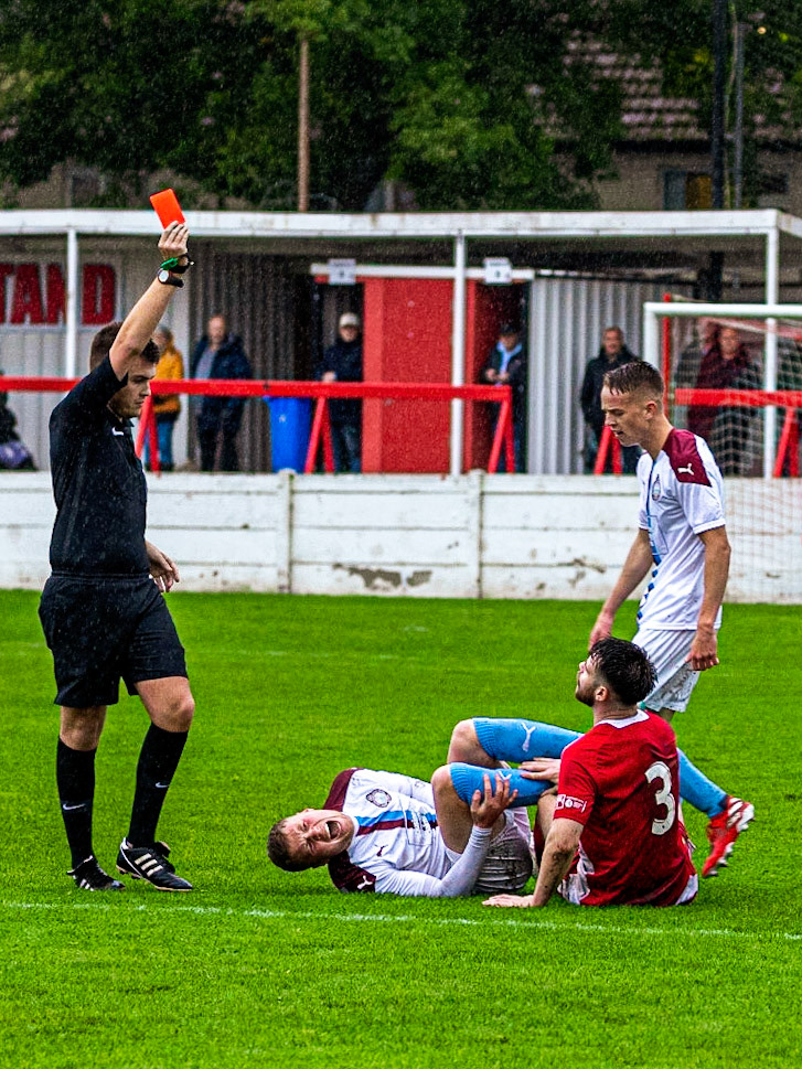 I Never Touched Him Ref!  FA Cup v South Shields