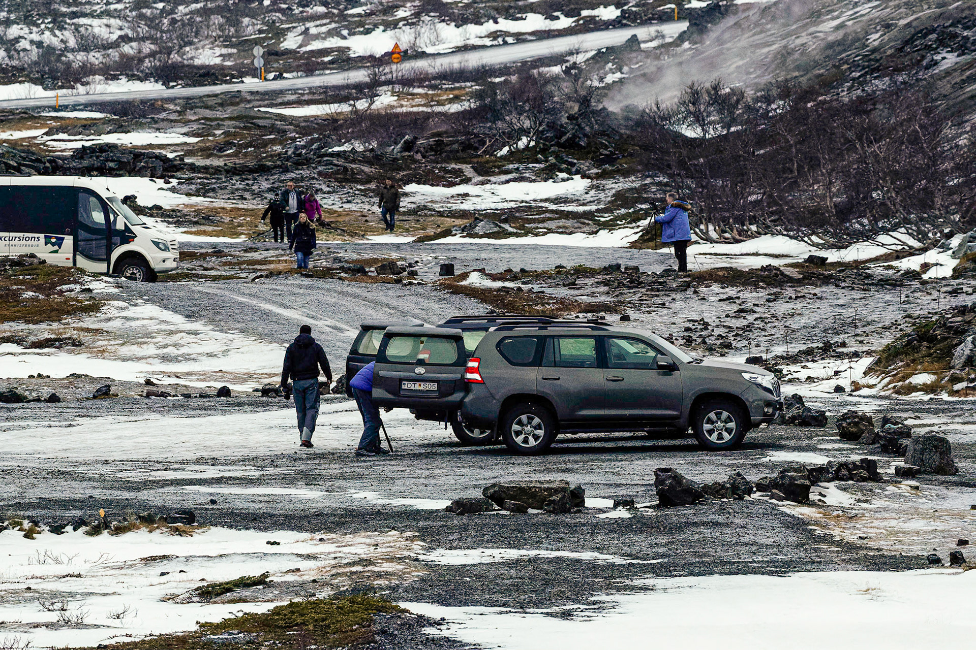 Setting Up For A Photo Shoot In Iceland