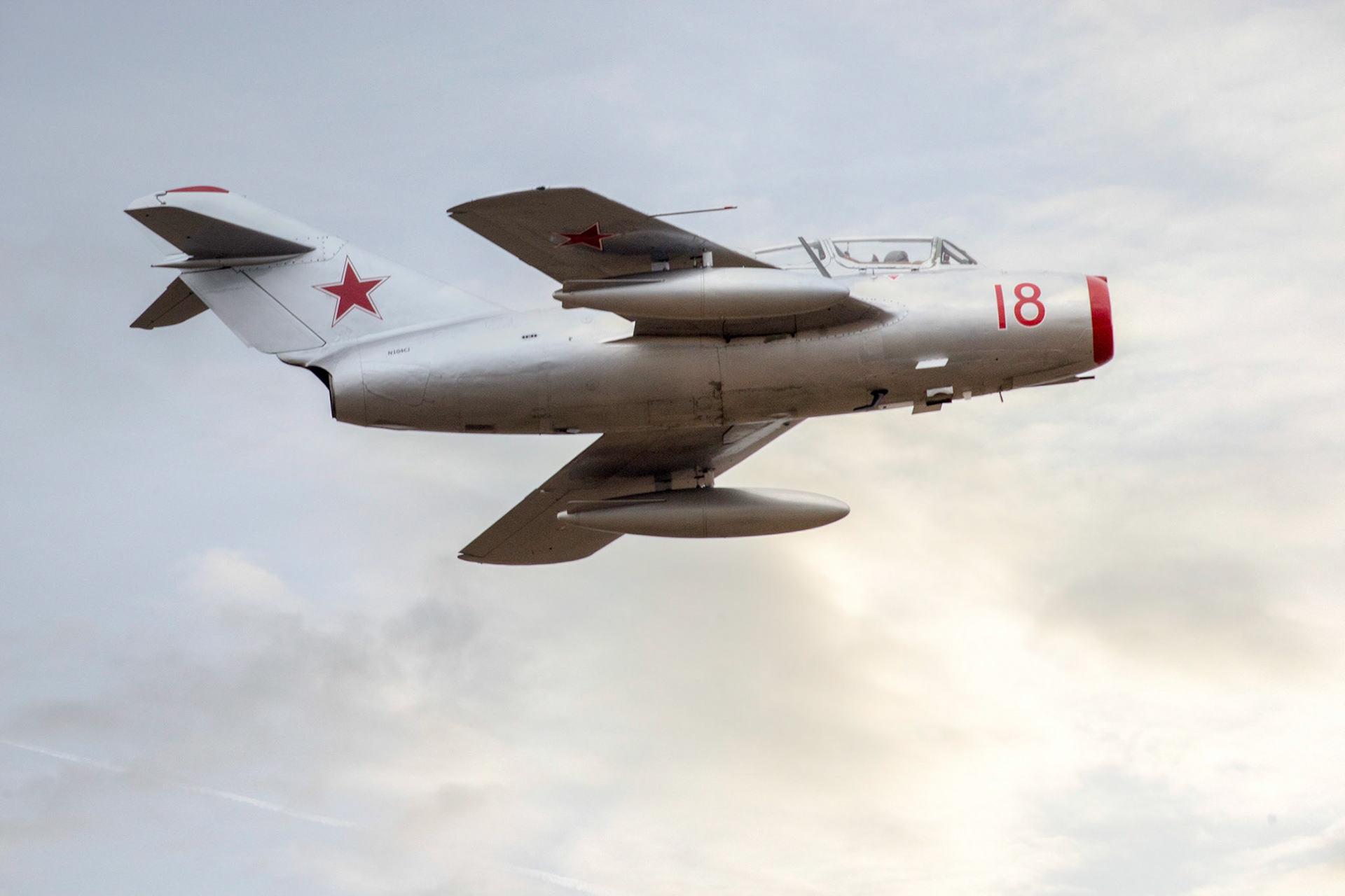 The Mikoyan-Gurevich MiG-15 is a jet fighter aircraft developed by Mikoyan-Gurevich OKB for the Soviet Union. The MiG-15 was one of the first successful jet fighters to incorporate swept wings to achieve high transonic speeds. Introduced in combat over the skies of Korea, it outclassed straight-winged jet day fighters which were largely relegated to ground attack roles, and was quickly countered by the similar American swept-wing F-86 Sabre. The MiG-15 is often mentioned, along with the North American F-86 Sabre, as the best fighter aircraft of the Korean War, and among the best fighter aircraft of all time.