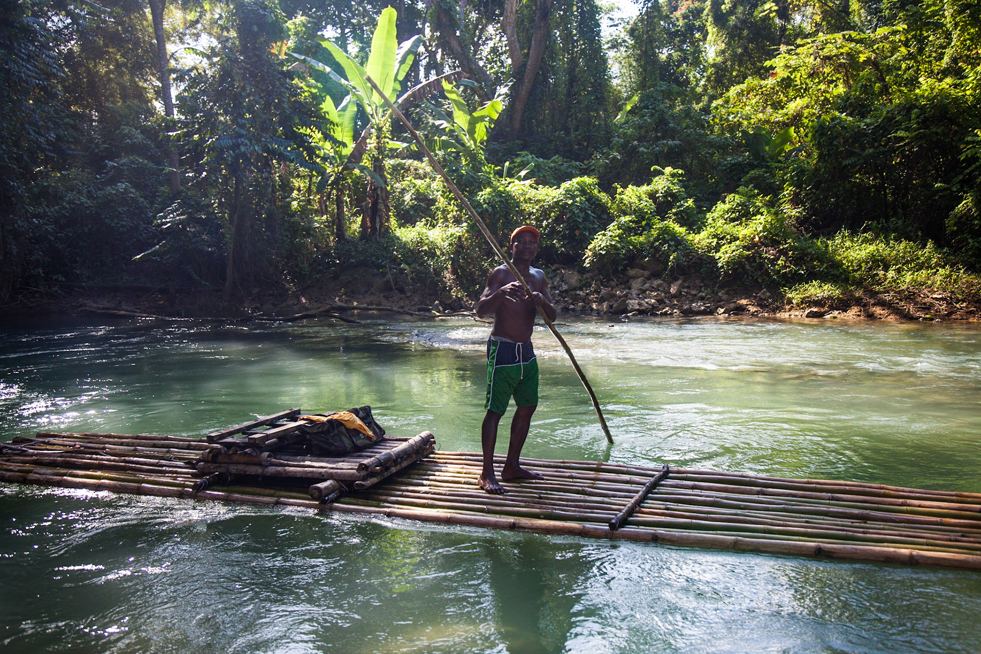 Rafting On The Martha Brae River