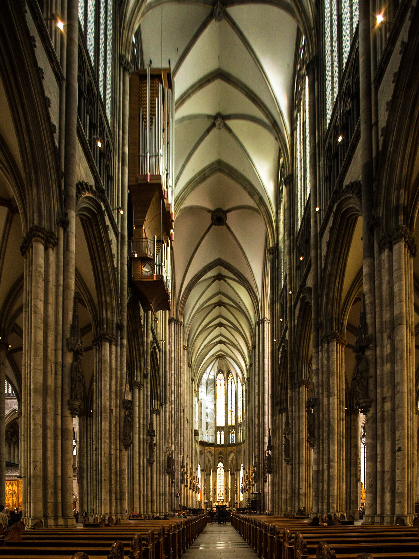 The Interior Of Cologne Catherdral