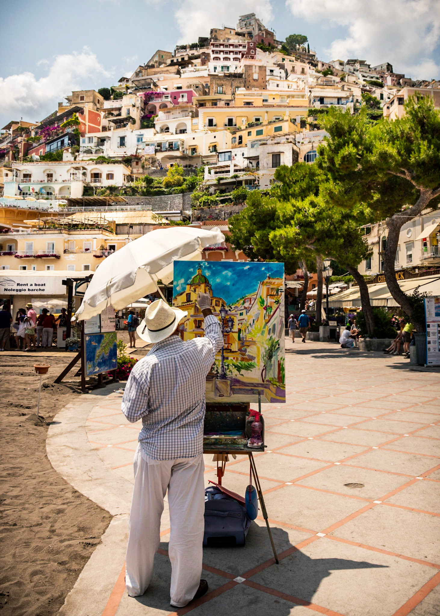 Artist At Positano