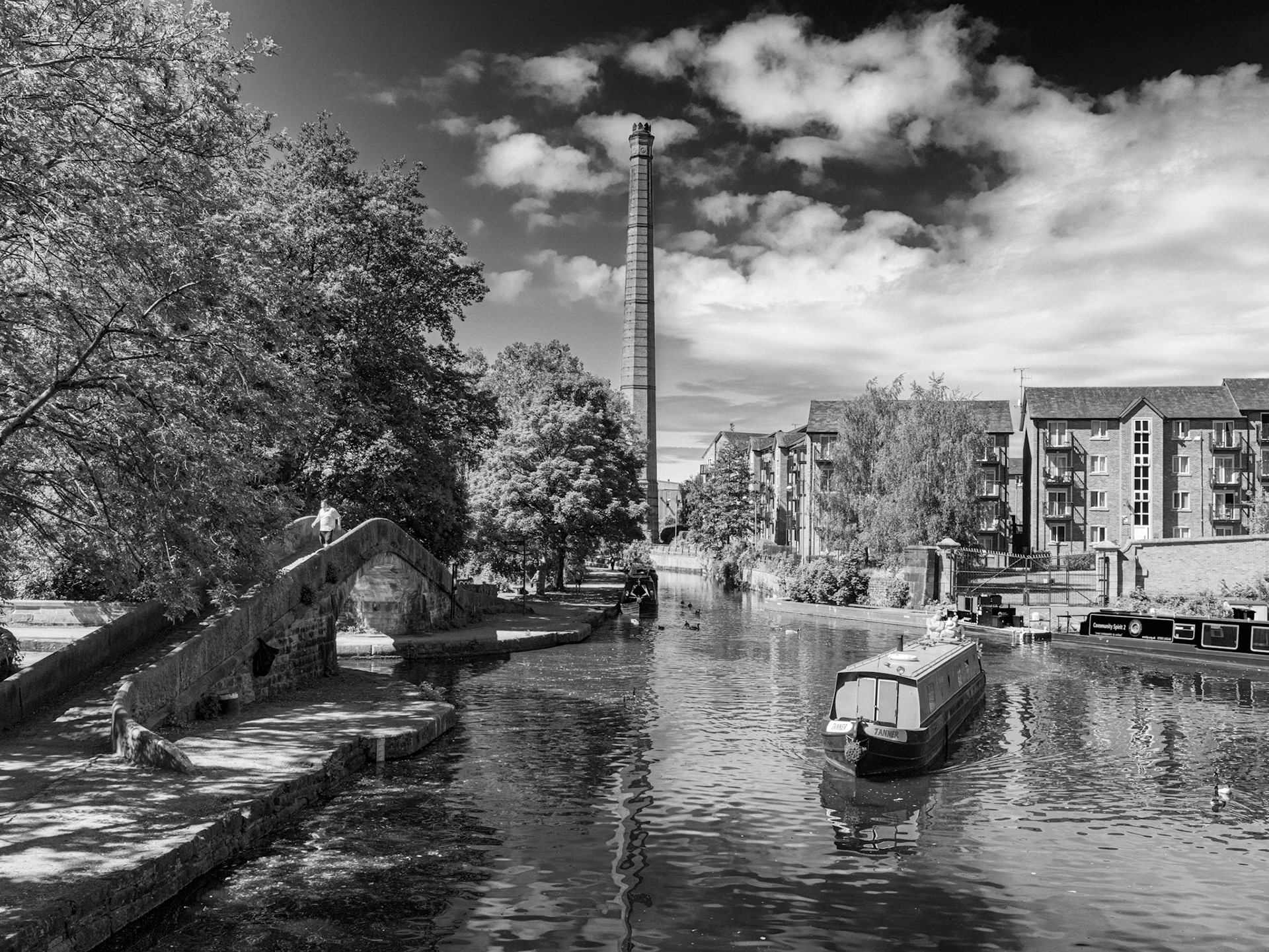 Portland Basin, Ashton under Lyne In Monochrome