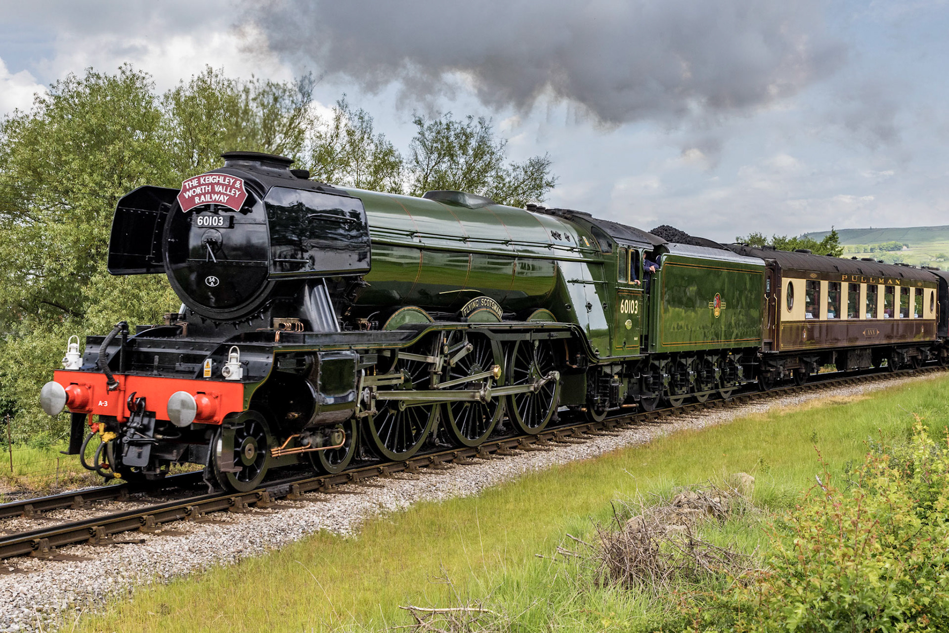 The Flying Scotsman On The Keighley And Worth Valley Railway