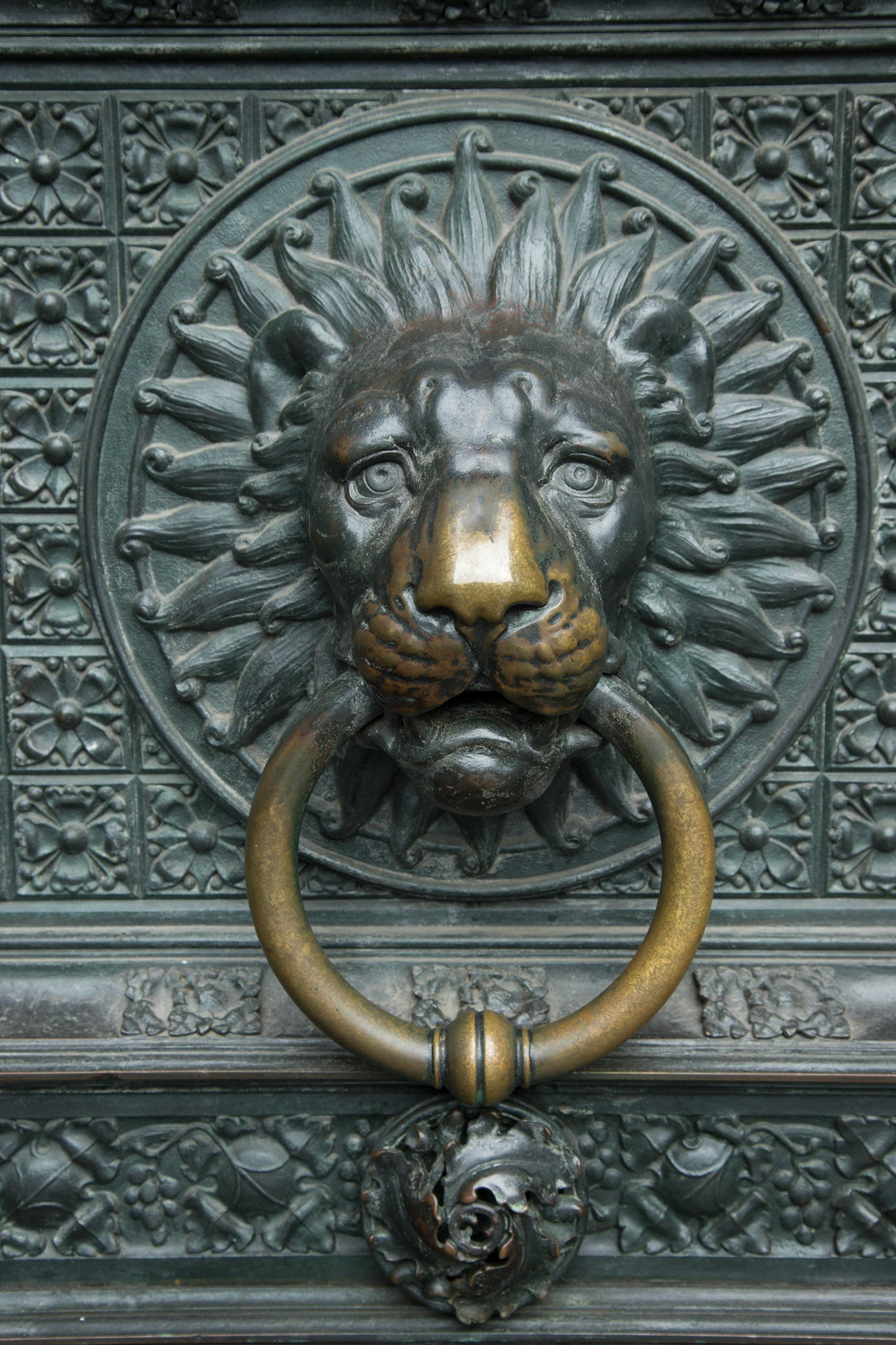 A Door Knocker At Cologne Cathedral