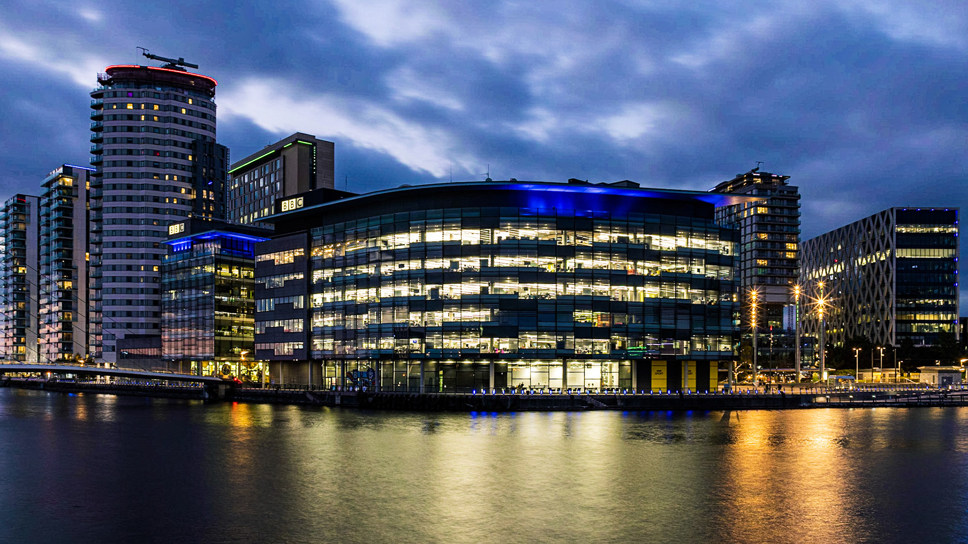 Evening At Media City