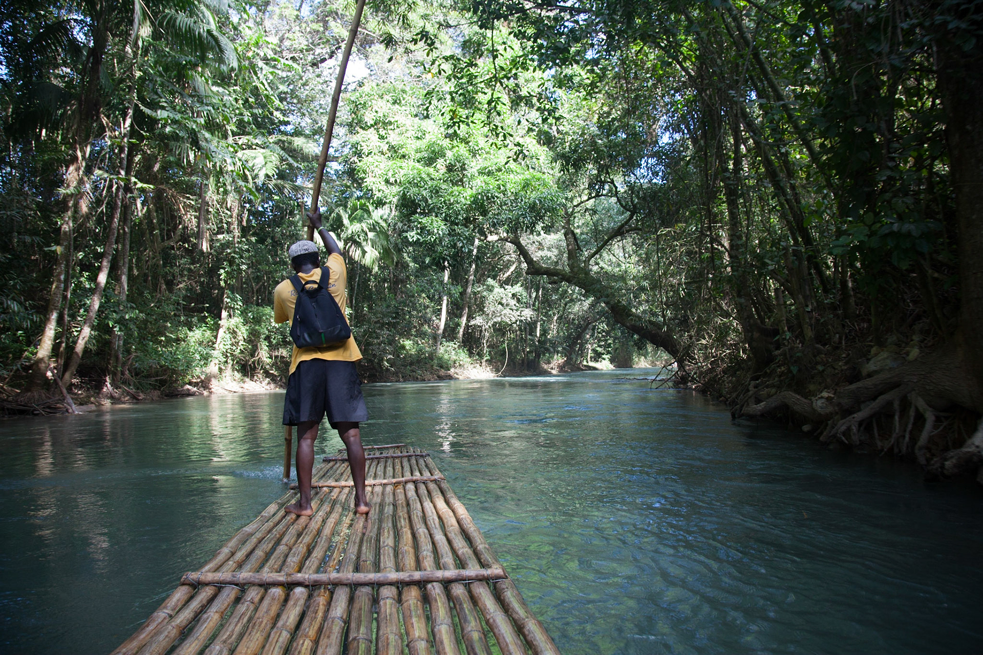Rafting On The Martha Brae River