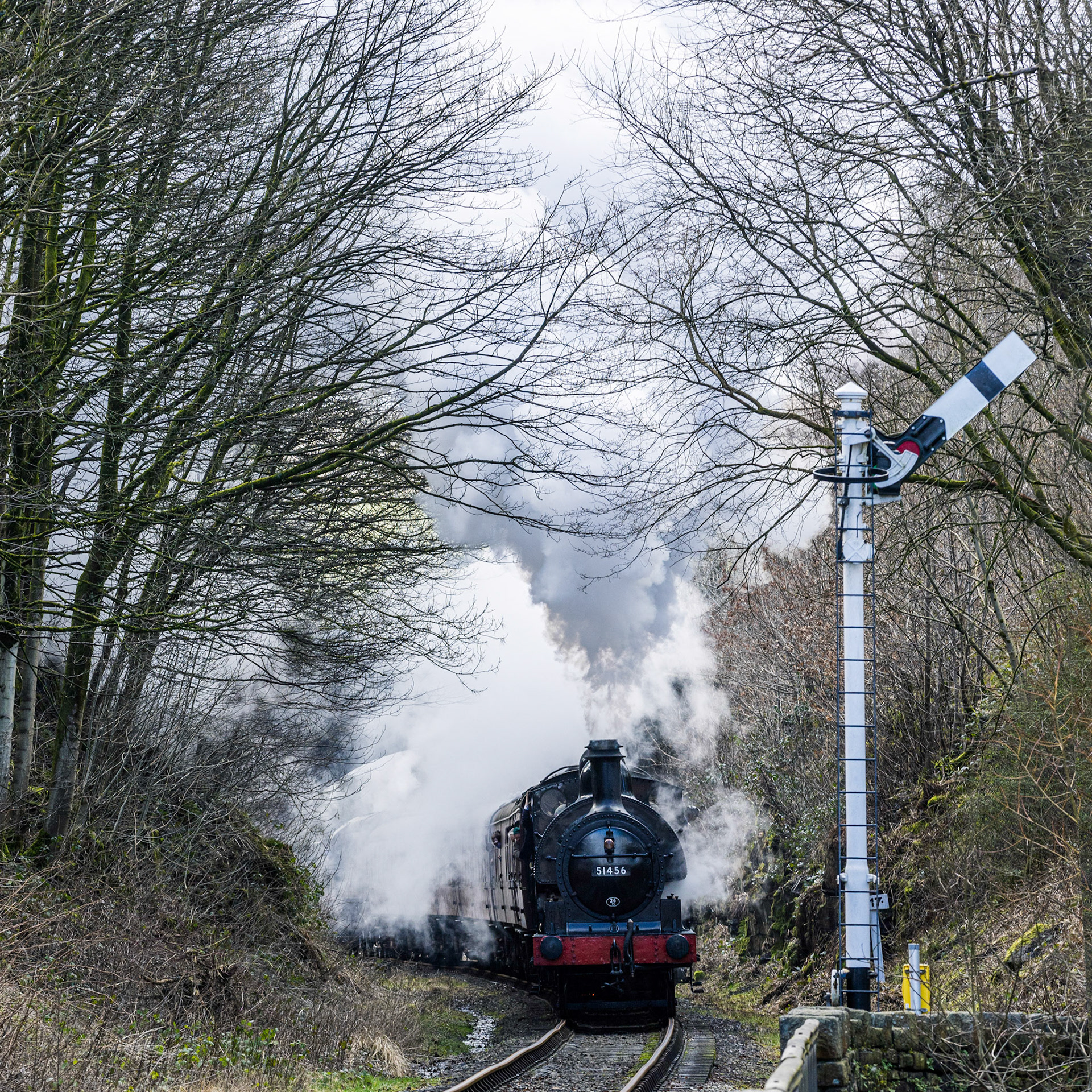 Built by Beyer Peacock in Manchester, the former Lancashire and Yorkshire railway class 23 number 752 was one of 230 such locomotives which were a common sight in Rochdale, Castleton and Heywood until the mid-1950s.Number 752 survived because it was sold to a colliery in the 1930s and was eventually donated by the National Coal Board for preservation in 1968. It ran for some time on the Keighley and Worth Valley Railway in the early 1980s but now is based on the East Lancashire Railway and has recently been rebuilt, and renumbered 51456.