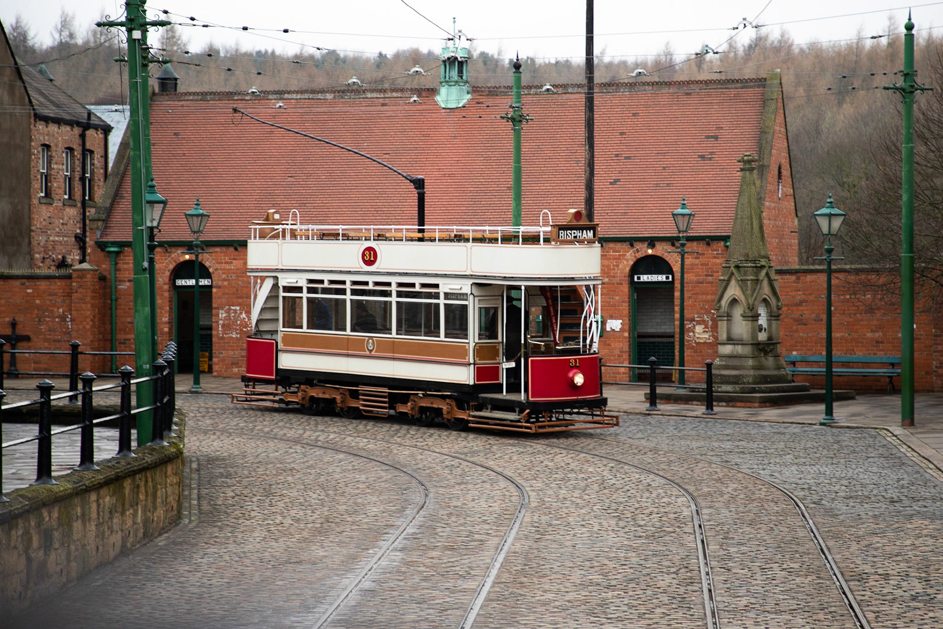 Constructed in 1901 for use on the Marton route, it was extended in 1918 as part of a rebuild.  After serving the Blackpool tramway for several decades, it was transferred to Beamish in 1984 for restoration, entering service in 1988.