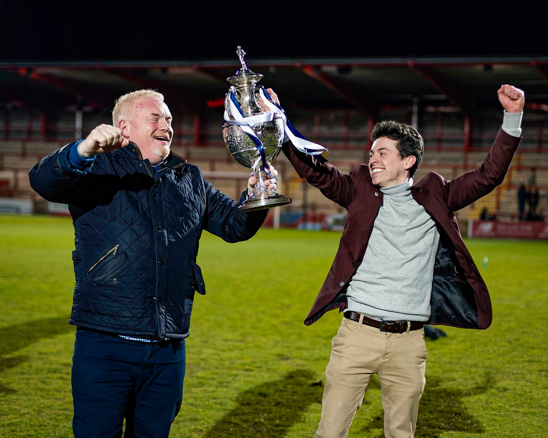 Co-Chairmen David and Jonathan Burke Celebrate Their First Success After 3 Years