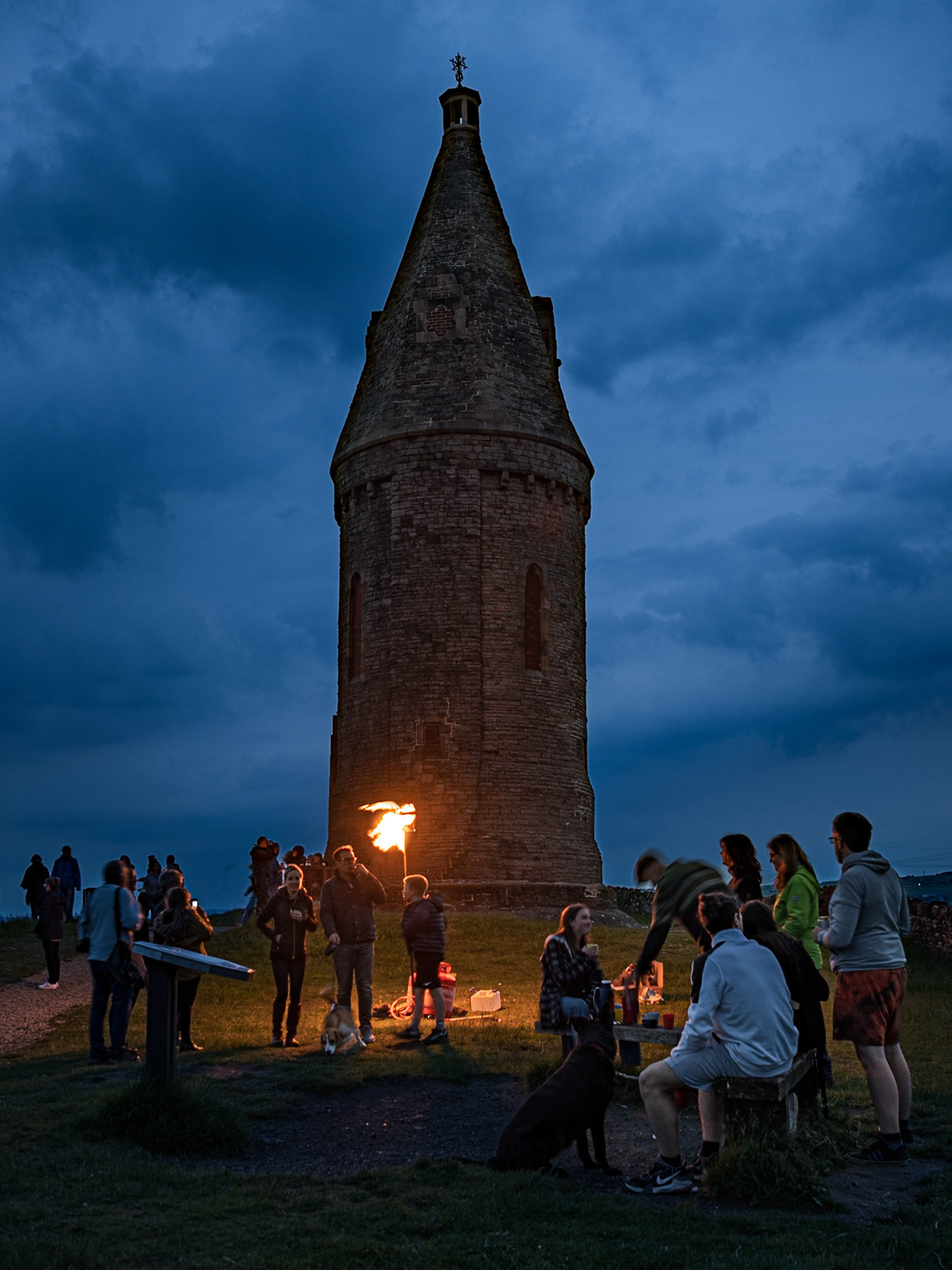 Jubilee Celebrations At Hartshead Pike 2nd June 2022