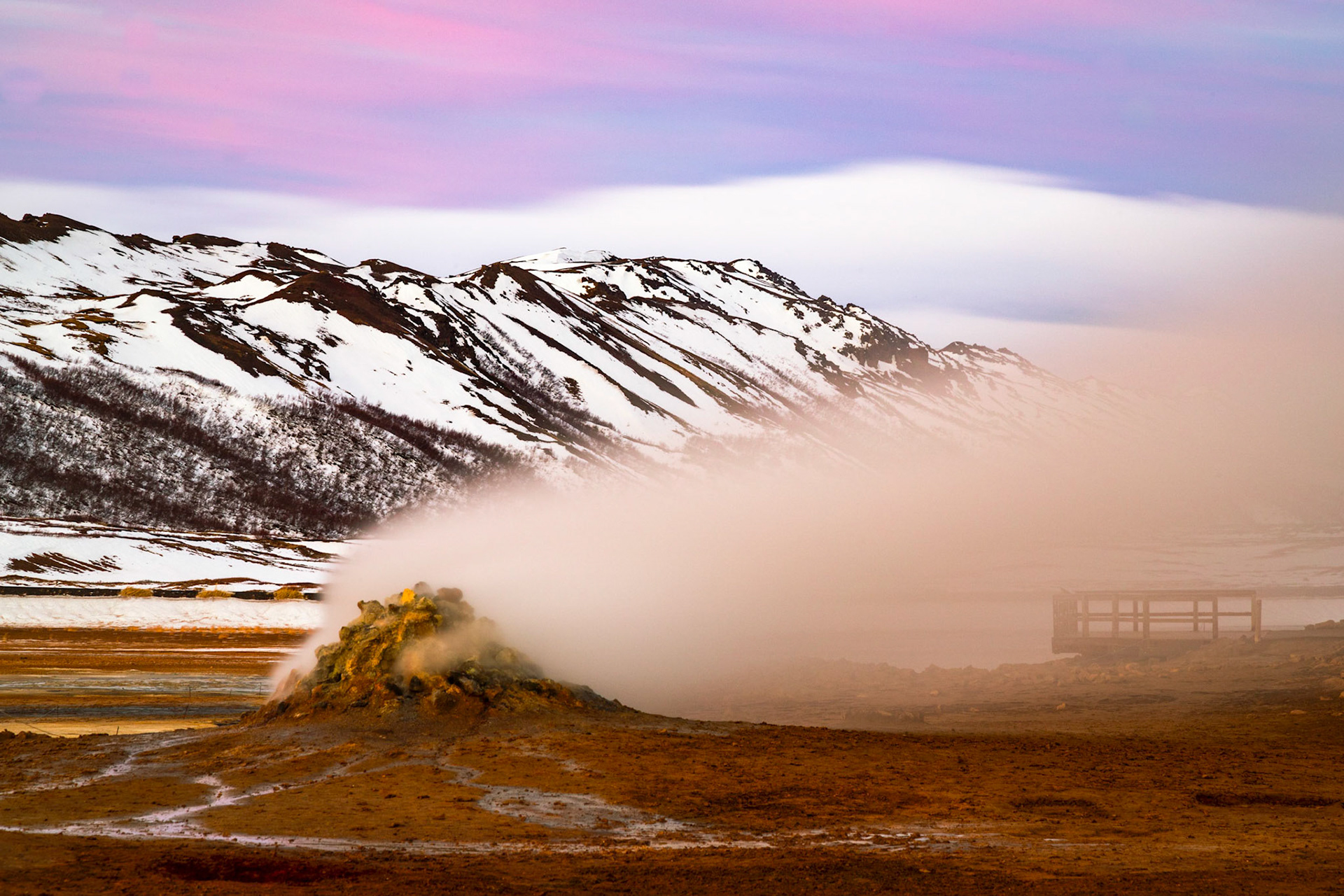 Fumarole Near Myvatn