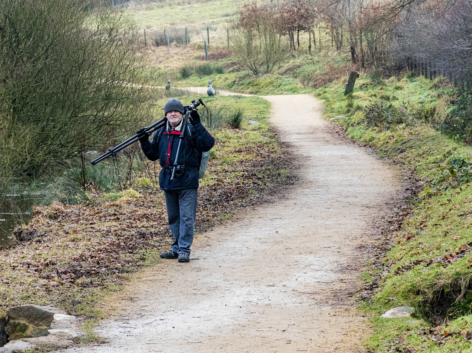 My Good Friend Ron With A Tripod Bigger Than Himself!