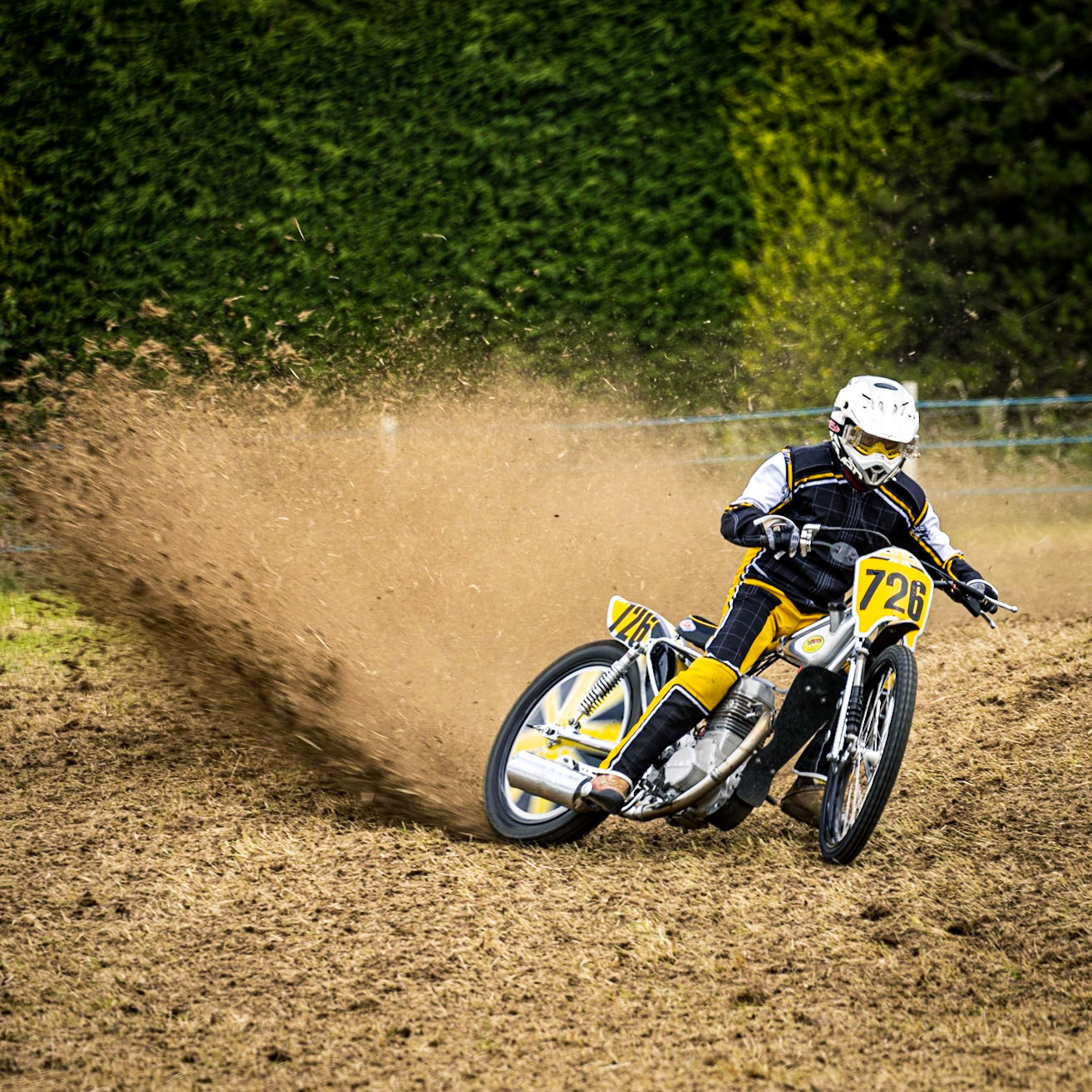 Tim Curnock on the RTS Jawa 500cc