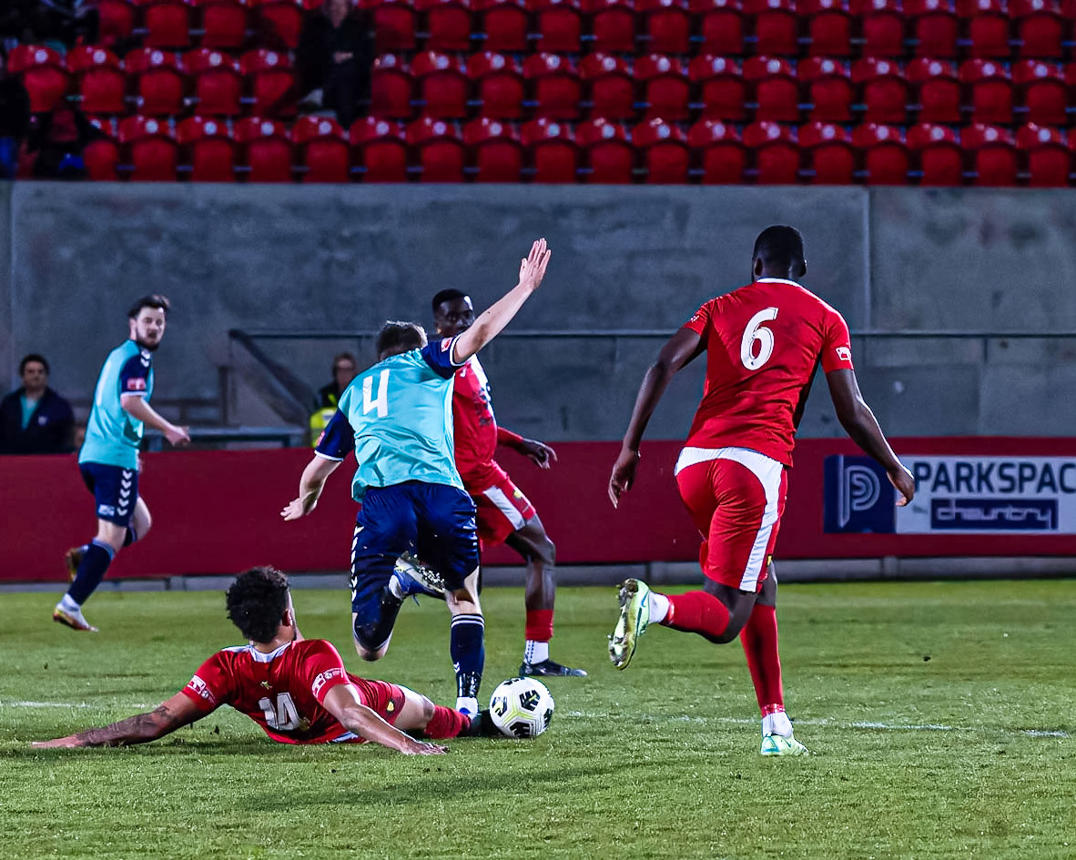 The Ball Not The Man.  A Tackle By Jordan Simpson