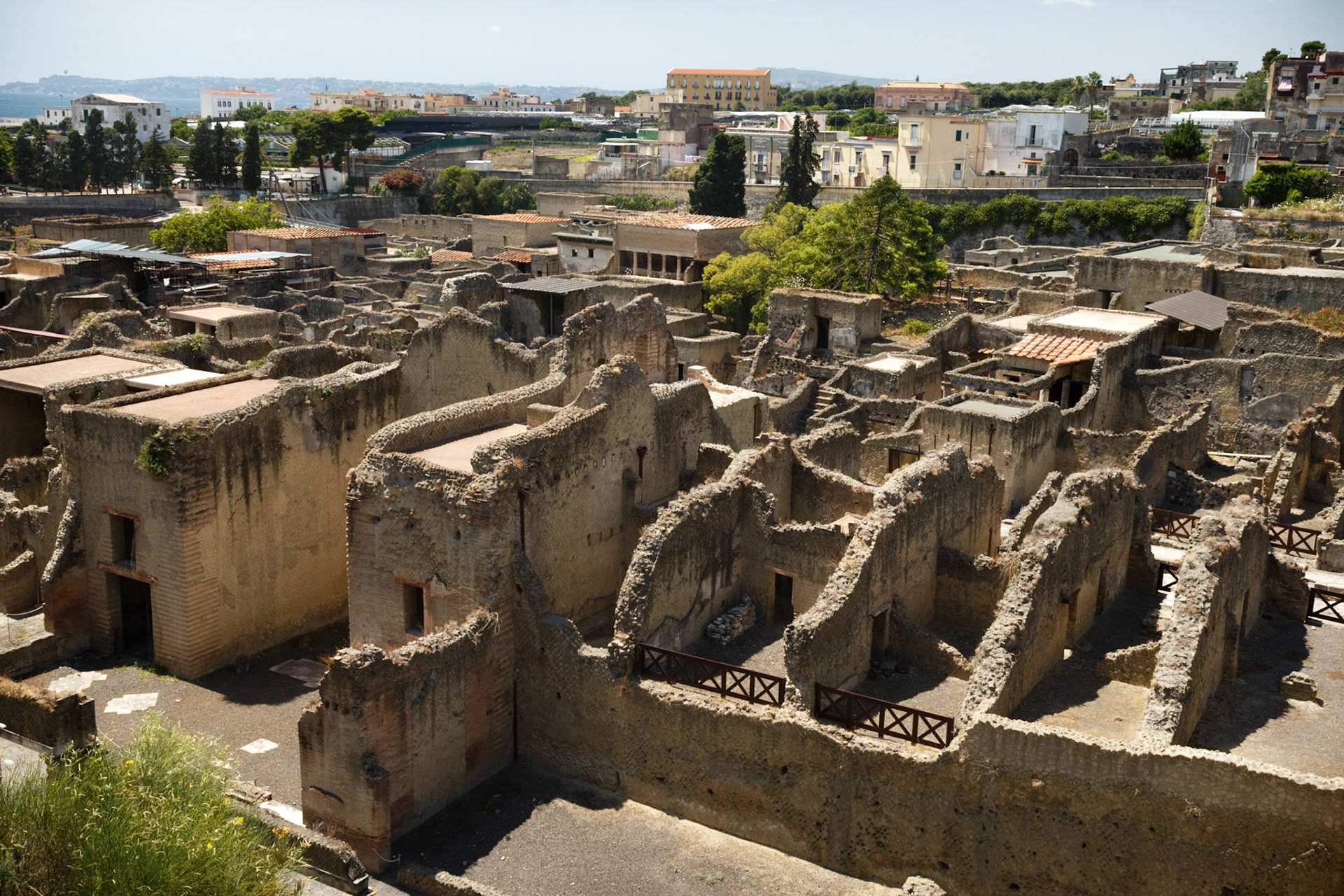 Part of the ruins of Herculaneum