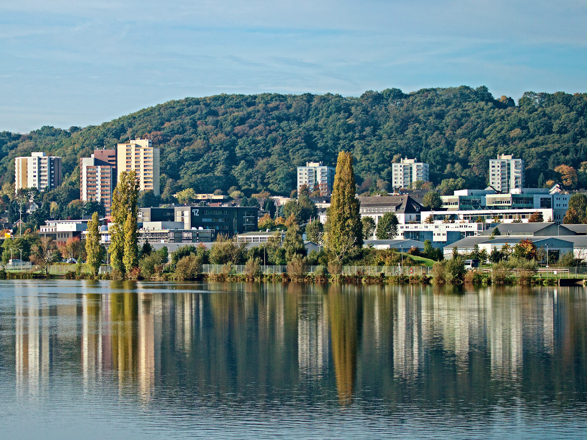 One Of Many Small Villages On The Banks Of The Rhine