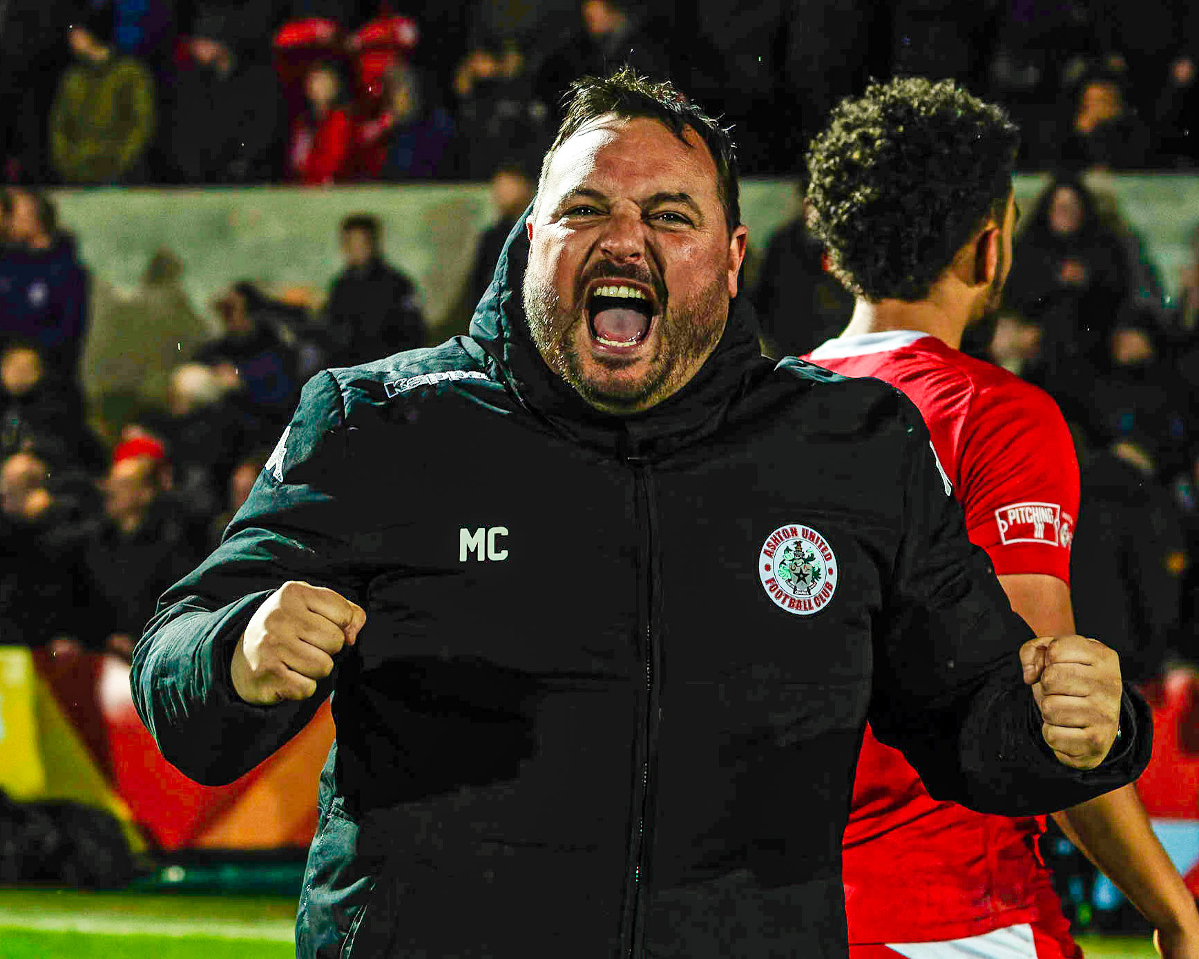 A Delighted Michael Clegg At The Final Whistle