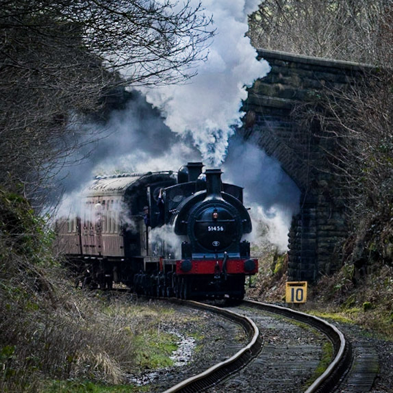 Built by Beyer Peacock in Manchester, the former Lancashire and Yorkshire railway class 23 number 752 was one of 230 such locomotives which were a common sight in Rochdale, Castleton and Heywood until the mid-1950s.Number 752 survived because it was sold to a colliery in the 1930s and was eventually donated by the National Coal Board for preservation in 1968. It ran for some time on the Keighley and Worth Valley Railway in the early 1980s but now is based on the East Lancashire Railway and has recently been rebuilt, and renumbered 51456.