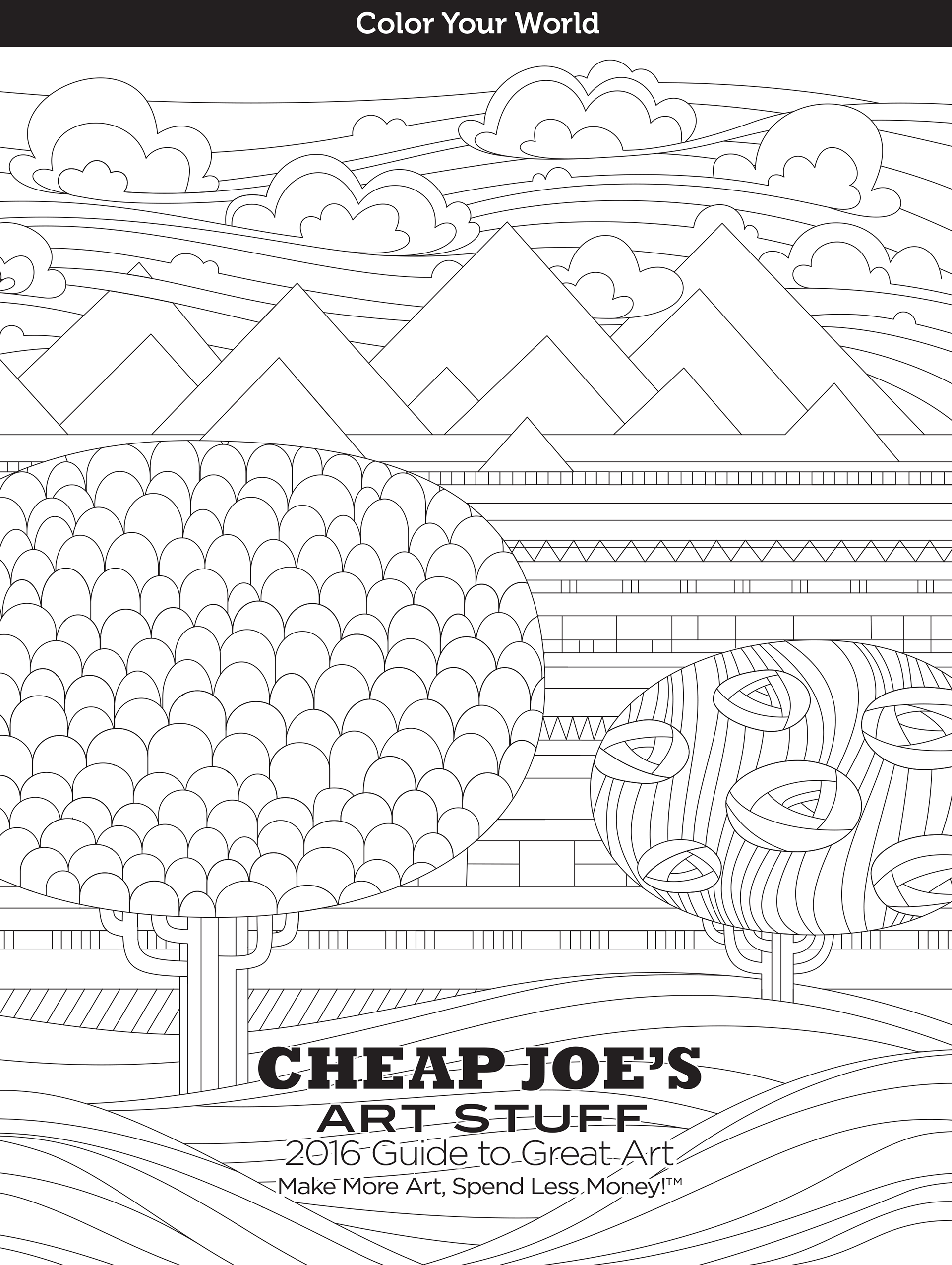 2016 Catalog (Coloring Page Cover)