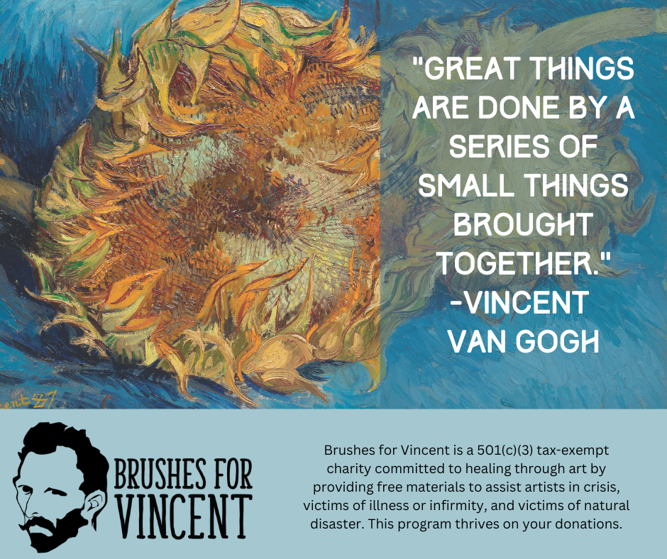 Brushes for Vincent Charity (Facebook)