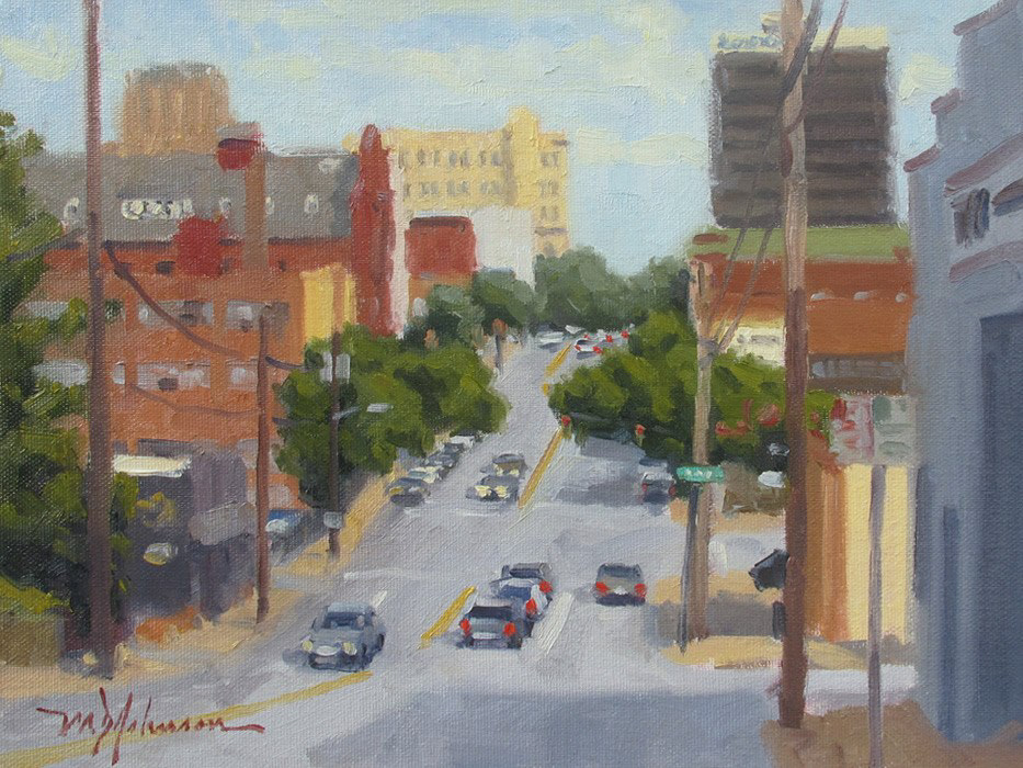 Main Street Morning (2014) - 9x12 - Sold