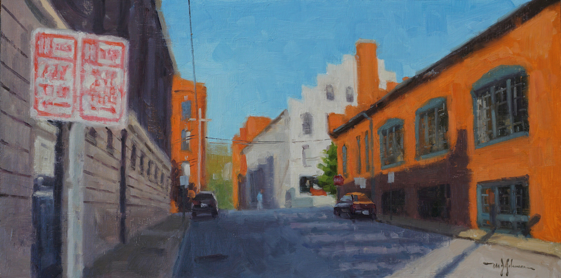 Thirteenth Street Shadow (2022) - 12x24 - Sold