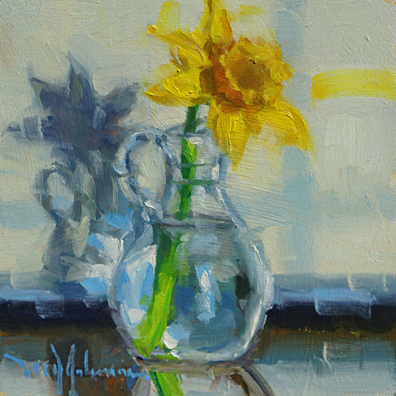 Daffodil (2019) - 6x6 - Sold
