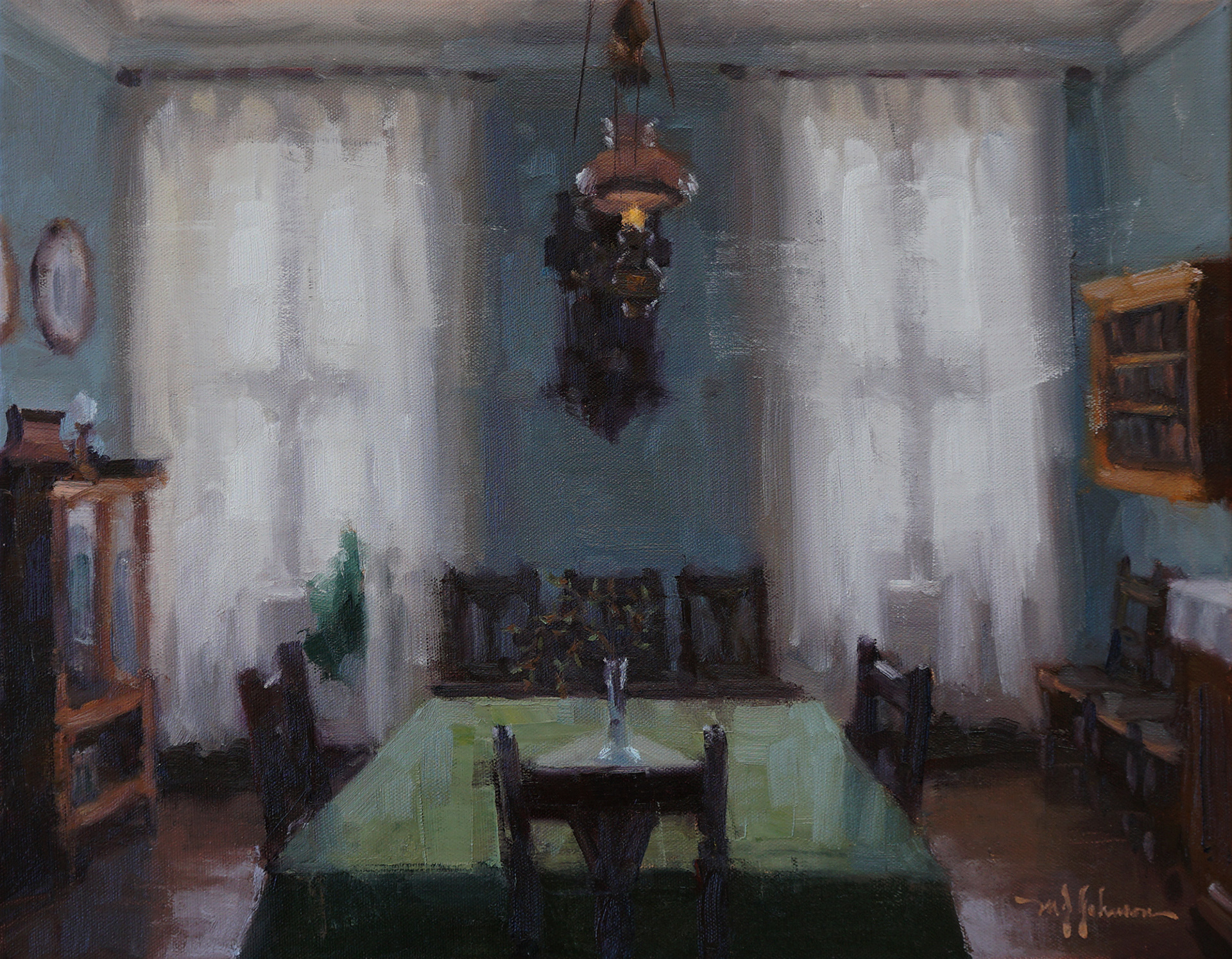 Dining Room at Wessels Gate (2022) - 14x18 - Available