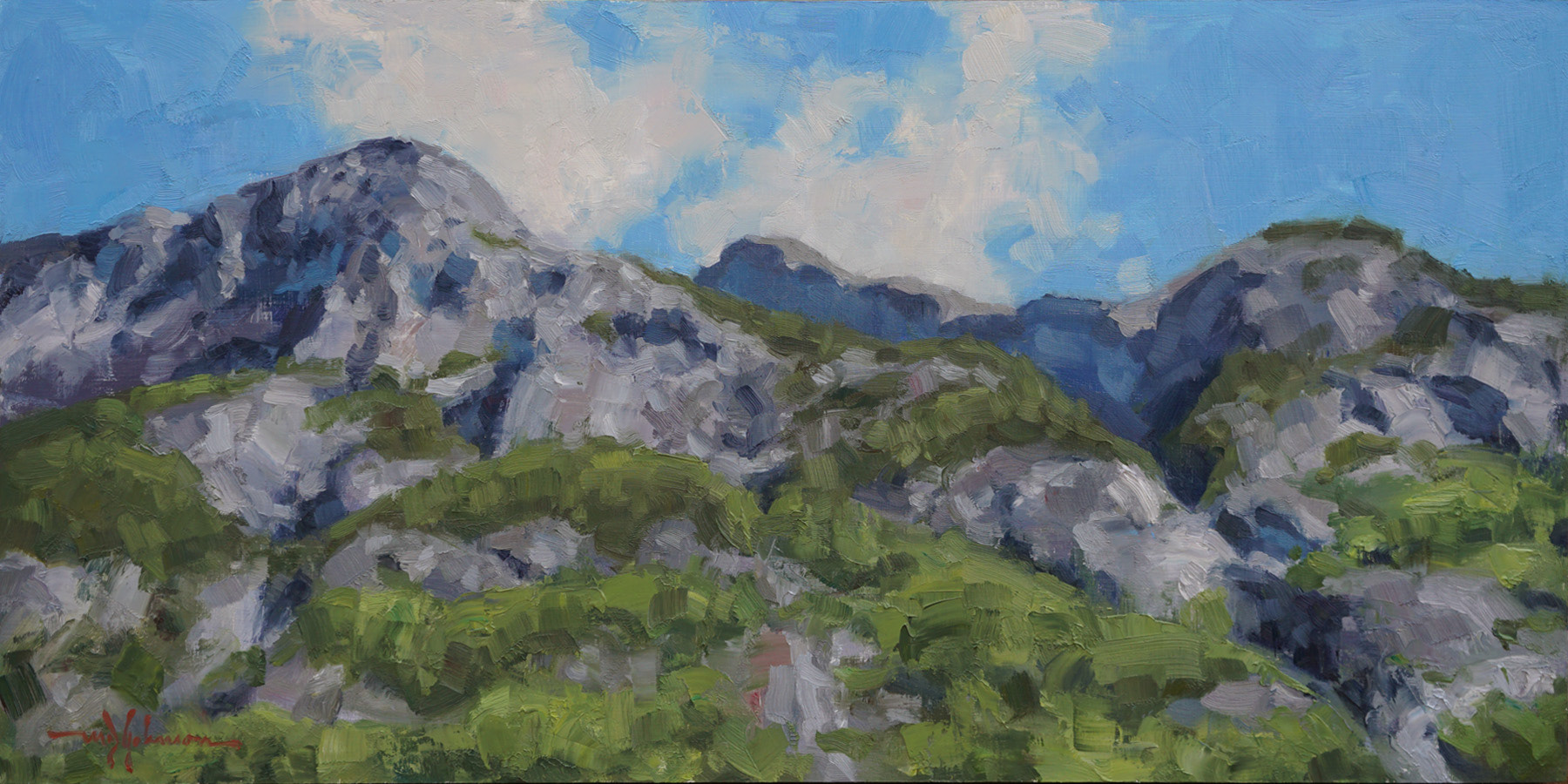 Above the Fjord (2023) - 12x24 - Available