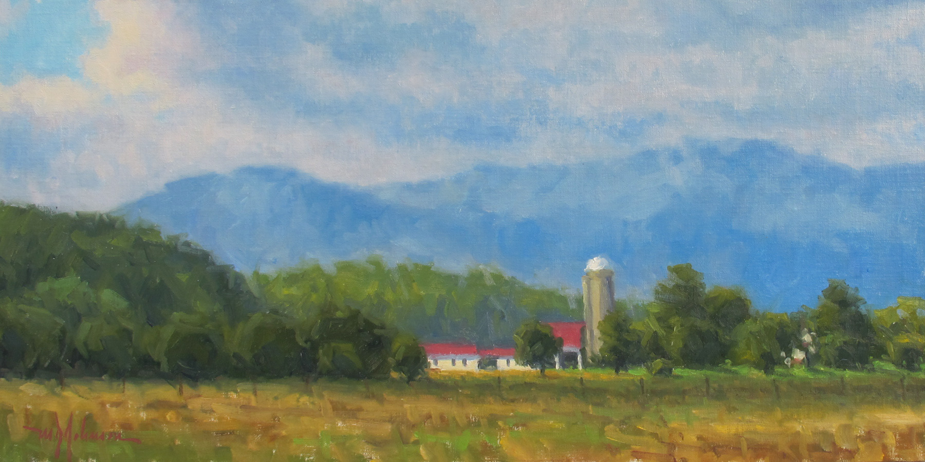 Shifting Light in Roseland (2015) - 12x24 - Available
