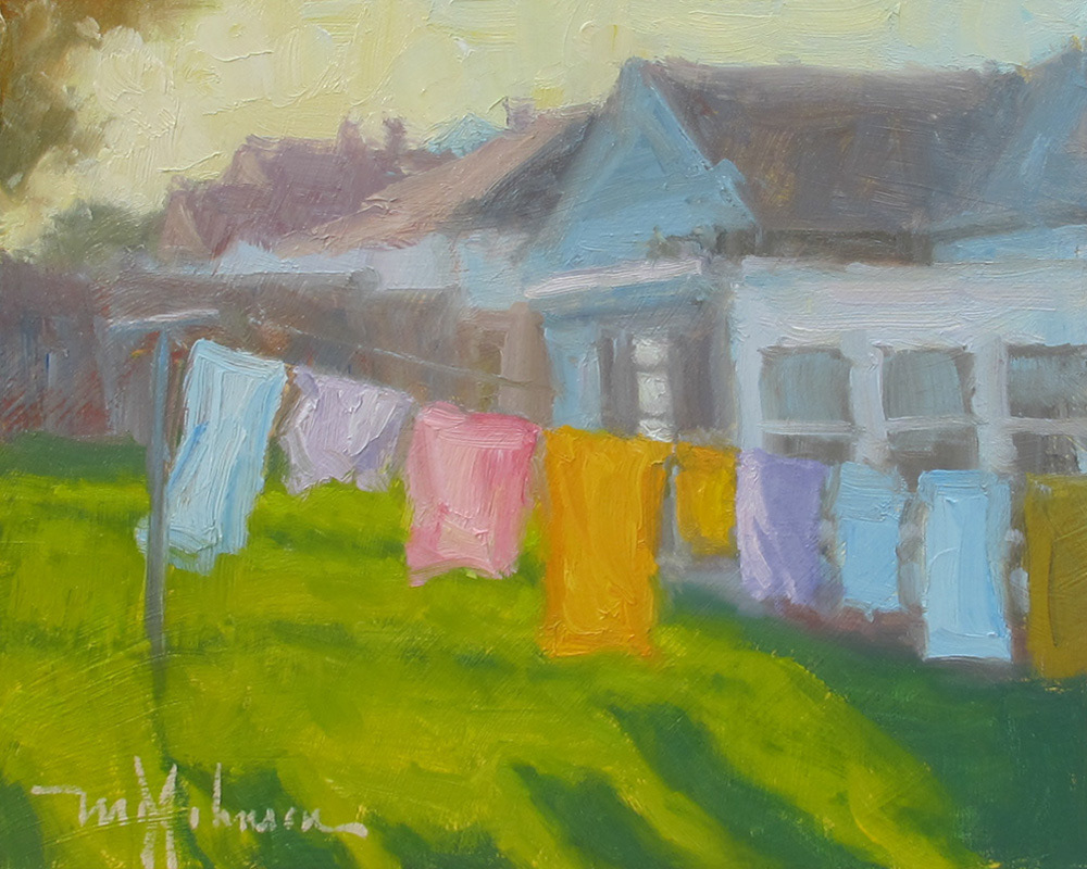 Clothesline Colors (2016) - 8x10 - Sold