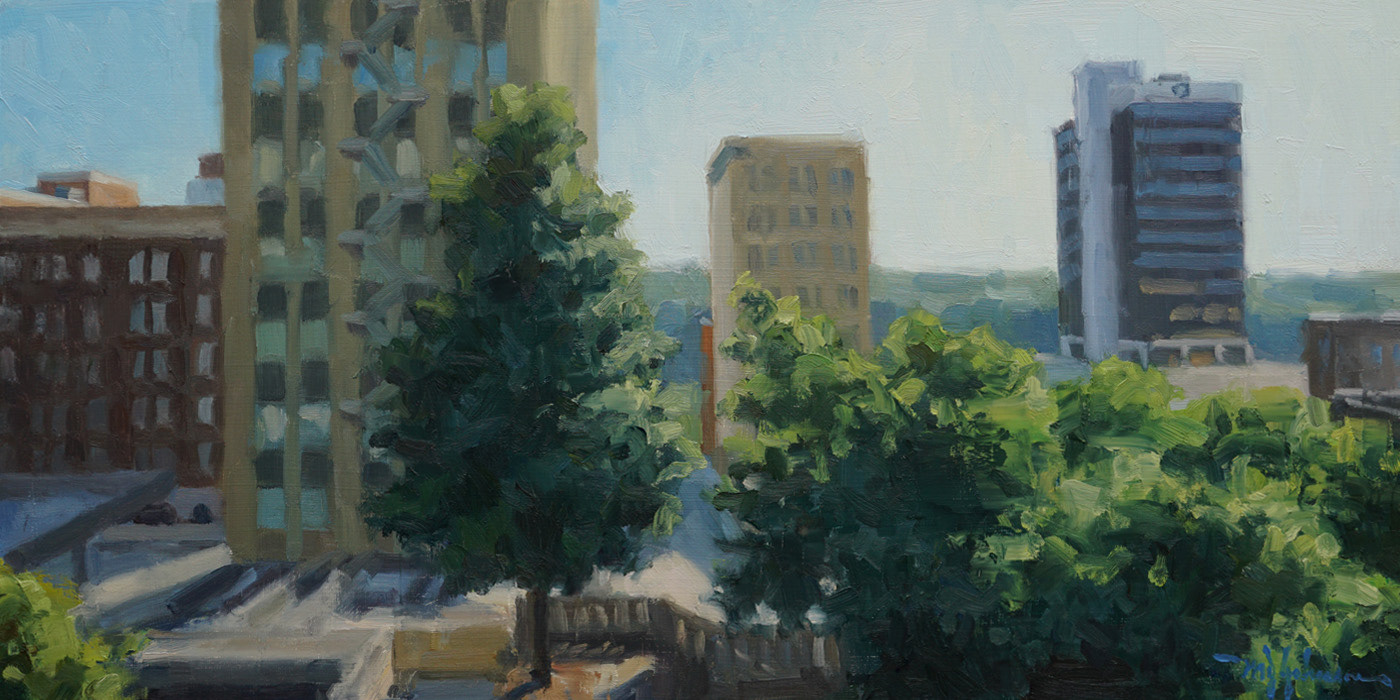 Downtown Overlook (2022) - 12x24 - Available