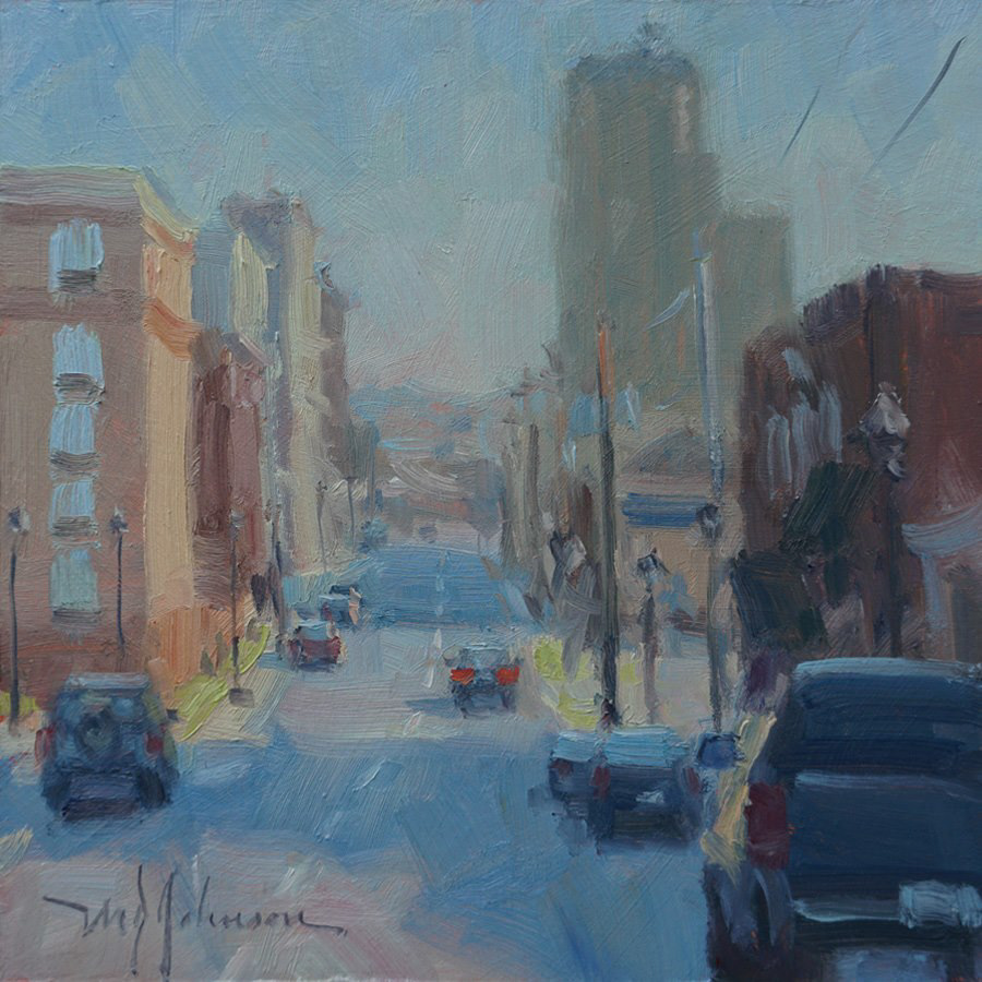 Church Street, Winter (2018) - 10x10 - Sold