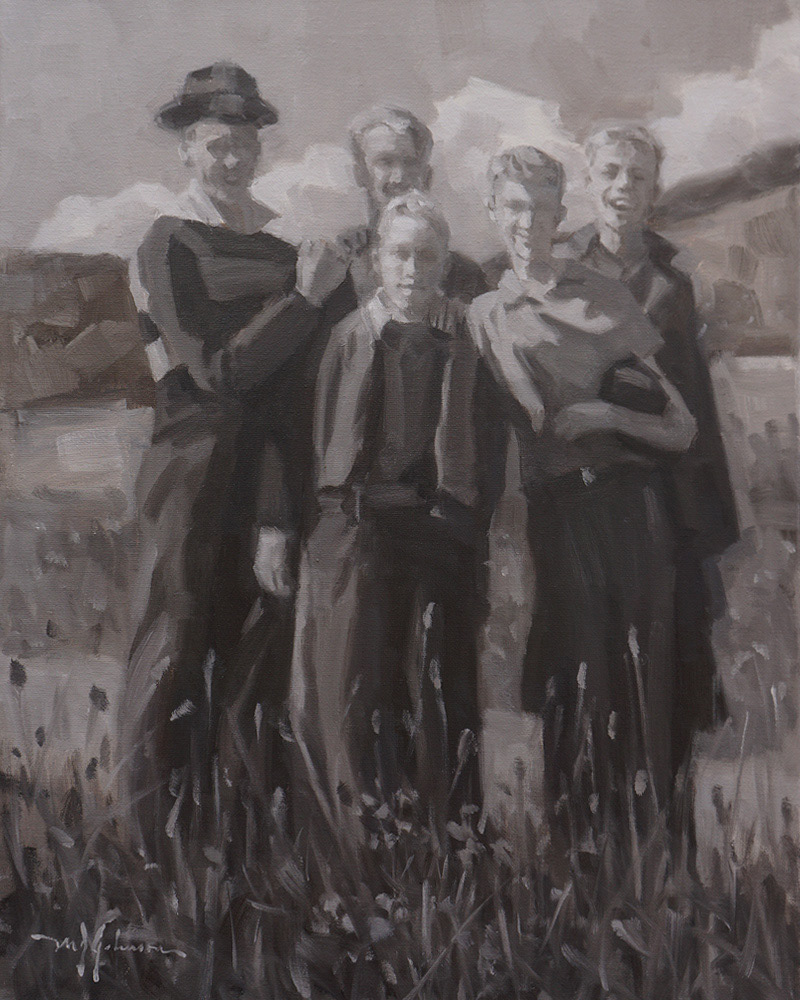 Dad and Friends, 1930s (2021) - 20x16 - NFS