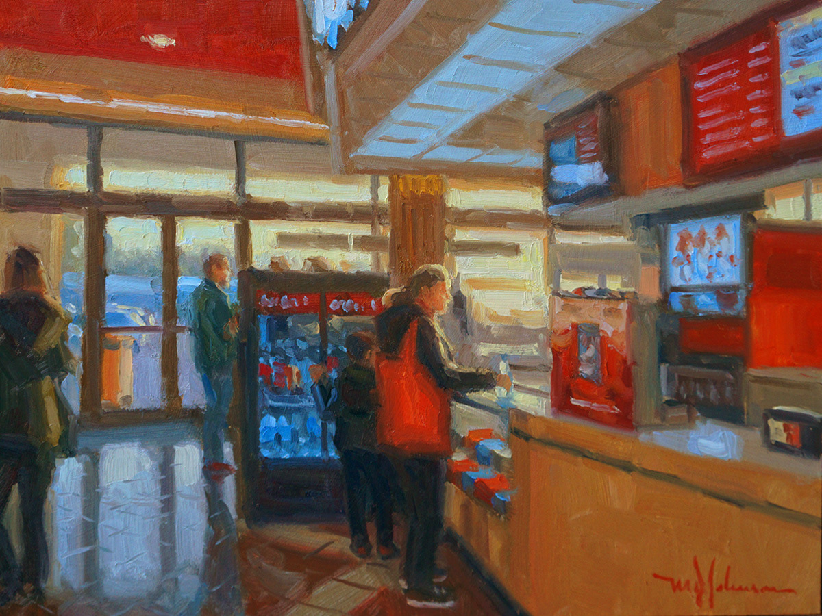 At the Matinee (2019) - 12x16 - Sold