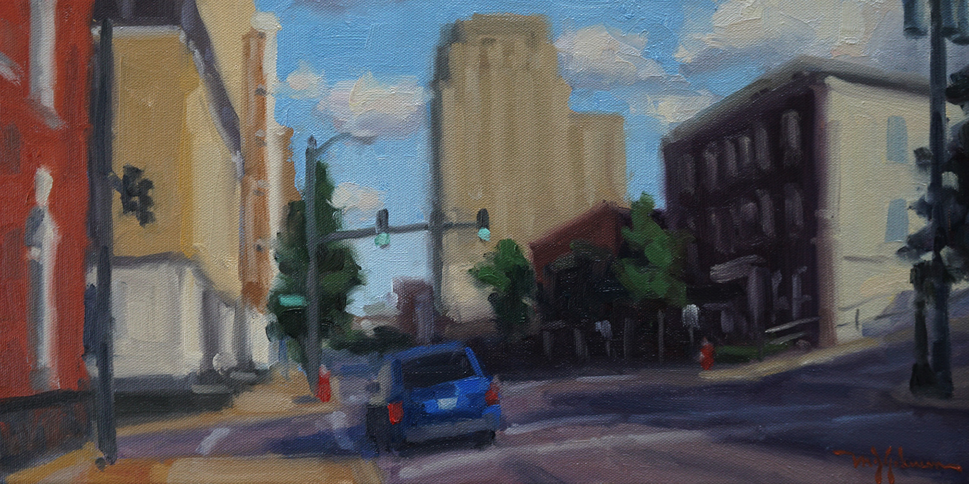 Turning Left (2022) - 10x20 - Sold