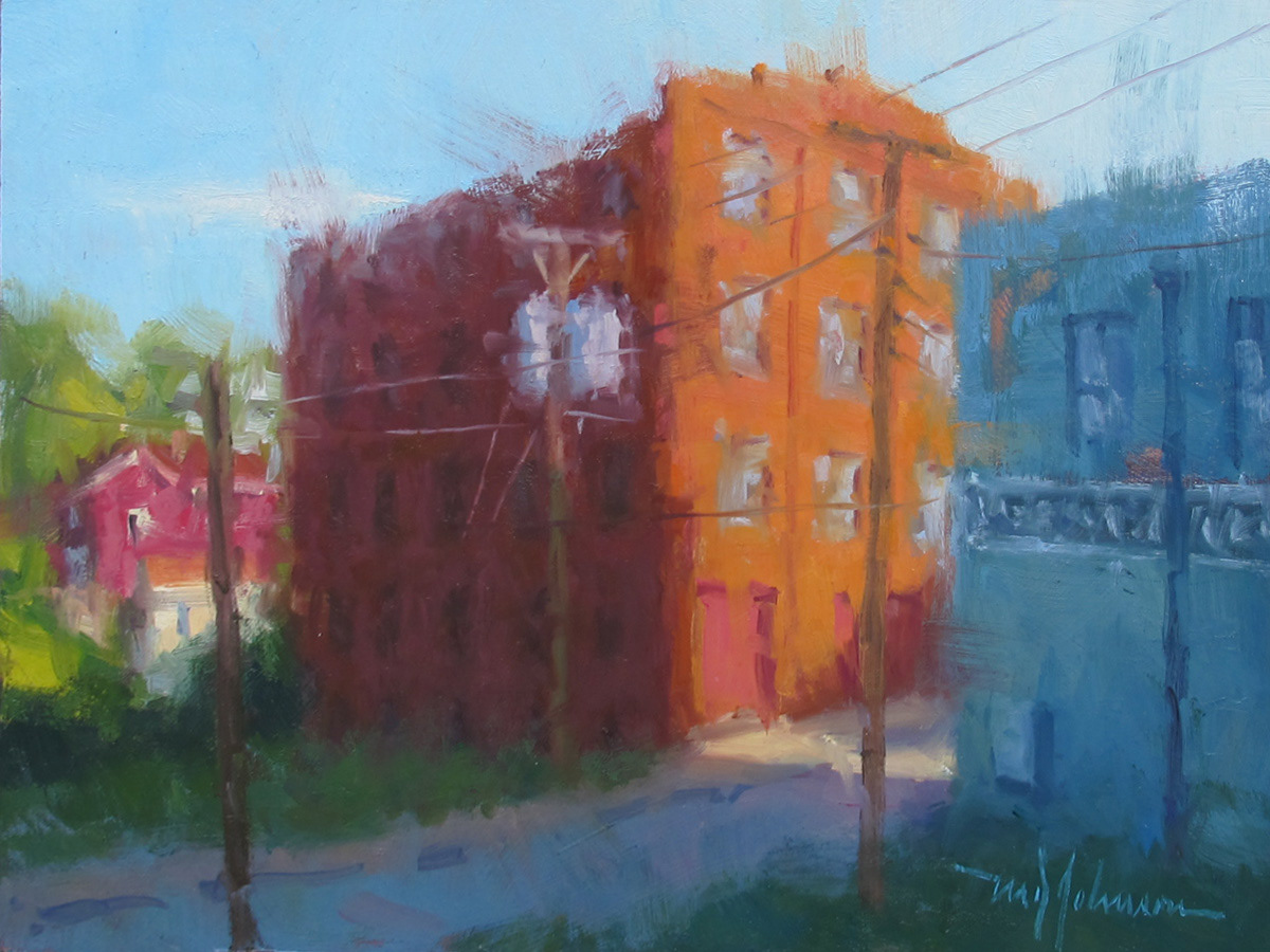 Late Sun on Dunbar Drive (2016) - 9x12 - Sold