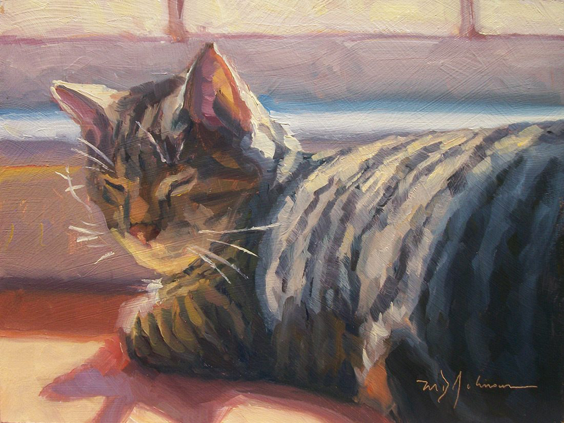 Spritz in the Morning Sun (2013) - 6x8 - Sold